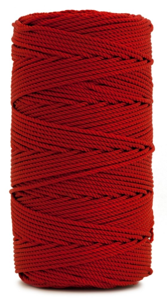 Premium #36 Red Twisted Nylon Rosary Twine - 1 lb 6-Pack for Jewelry Making, Beading & Religious Crafts | Durable Cord for DIY Rosaries, Bracelets & Home Decor