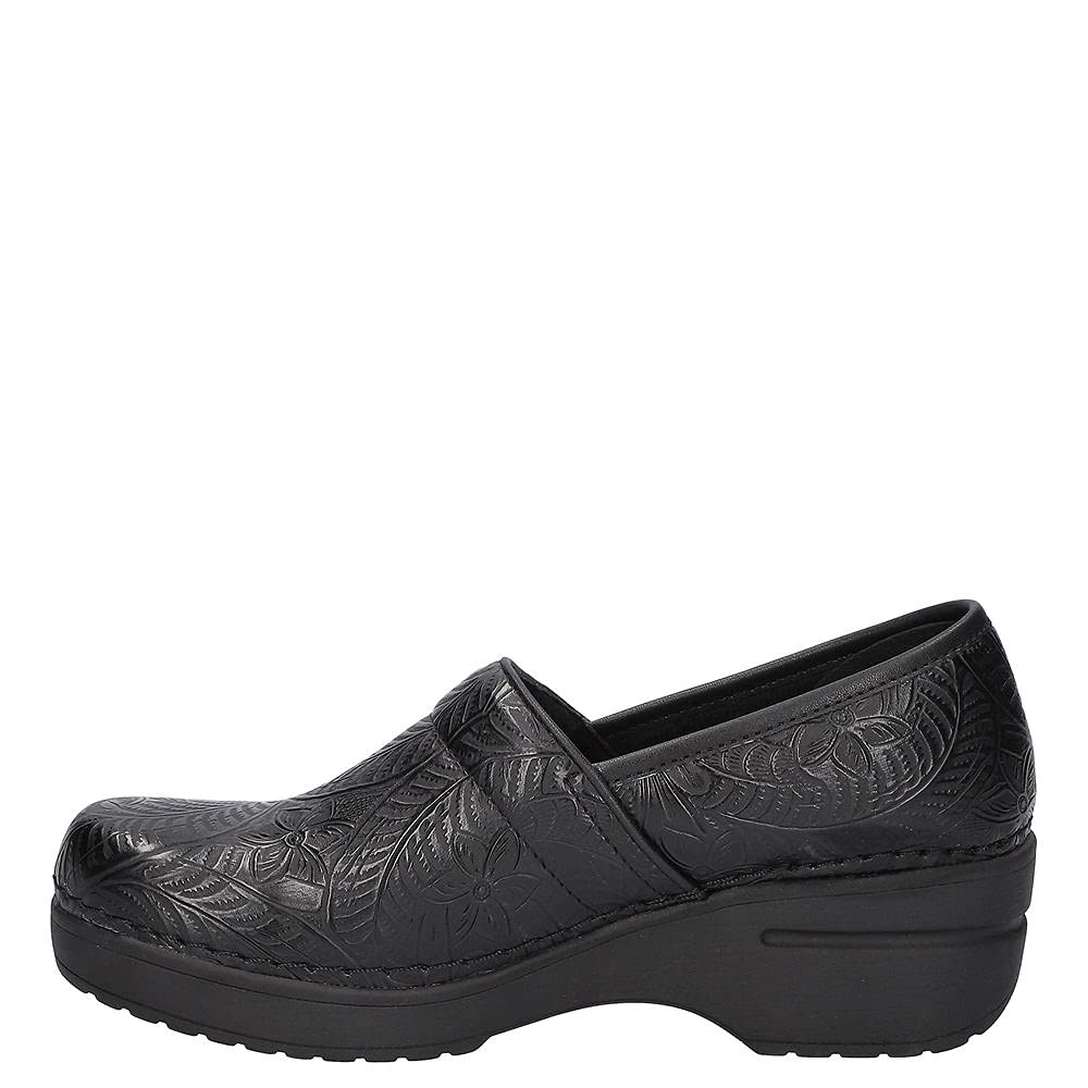Easy Street Women's Lead by Easy Works Slip-Resistant Soft Toe Work Safety Shoes - Black, Size 9 M - Comfortable & Durable for Nurses, Waitresses & Restaurant Workers