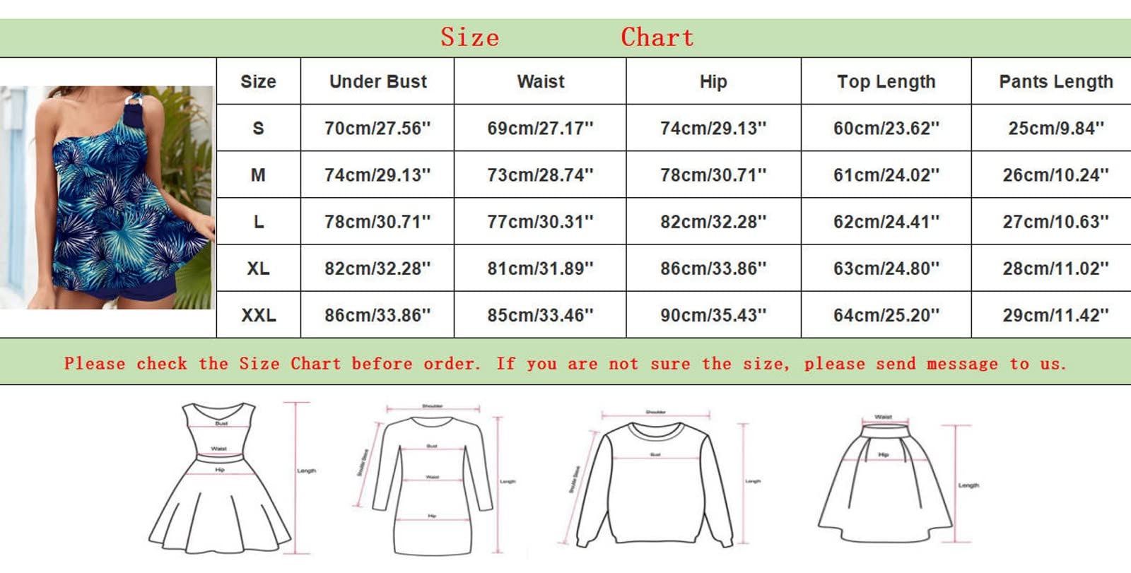 Men's Compression Tank Top - Sleeveless, Colorful, Printed, Sexy, One Shoulder & Women's Loose Skirt - Gym, Running, Yoga, Workout, Fashion Outfit