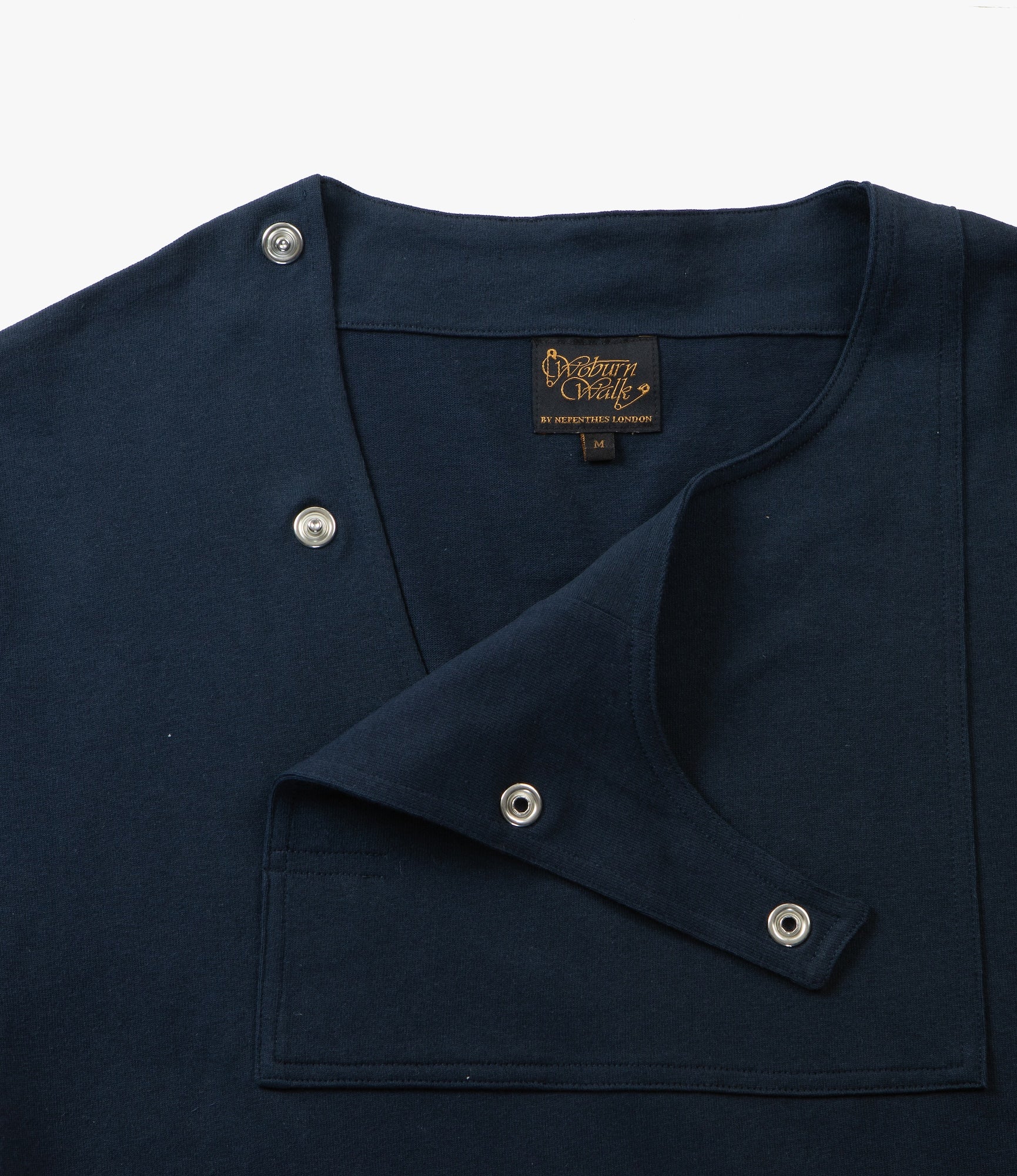 Fisherman Boat Neck Shirt - Comfortable Bib Neck Design in Navy Blue | Perfect for Fishing, Boating & Outdoor Activities