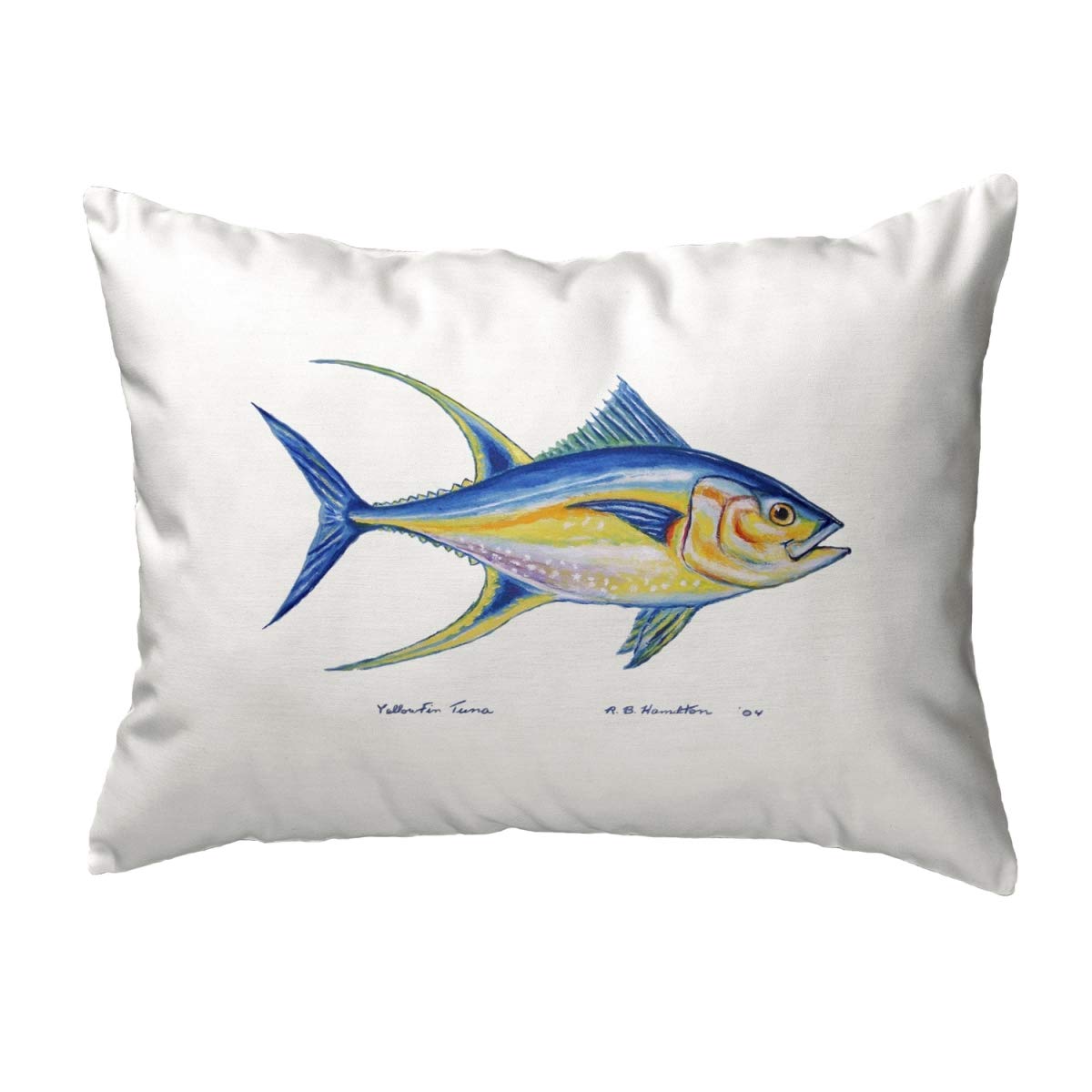 Betsy Drake KS116 Decorative Throw Pillow 11x14 Inches Multi-Color - Perfect for Sofa, Bed & Home Decor