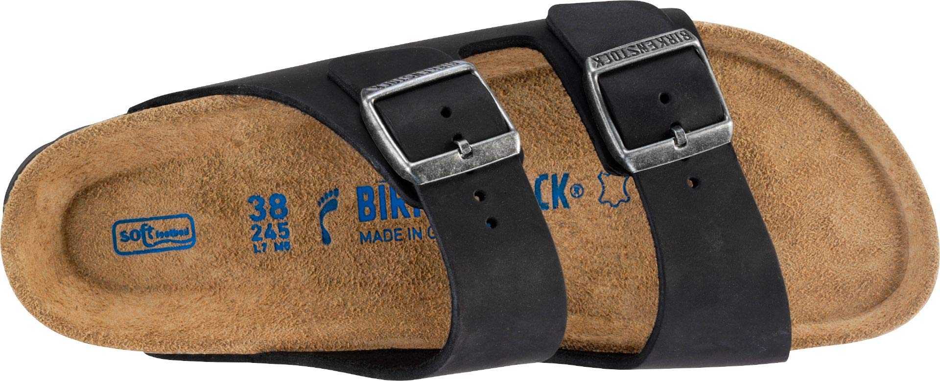 BIRKENSTOCK Men's Comfortable Leather Loafers & Slippers - Size 8.5 US - Casual House Shoes for Relaxing at Home & Outdoor Wear