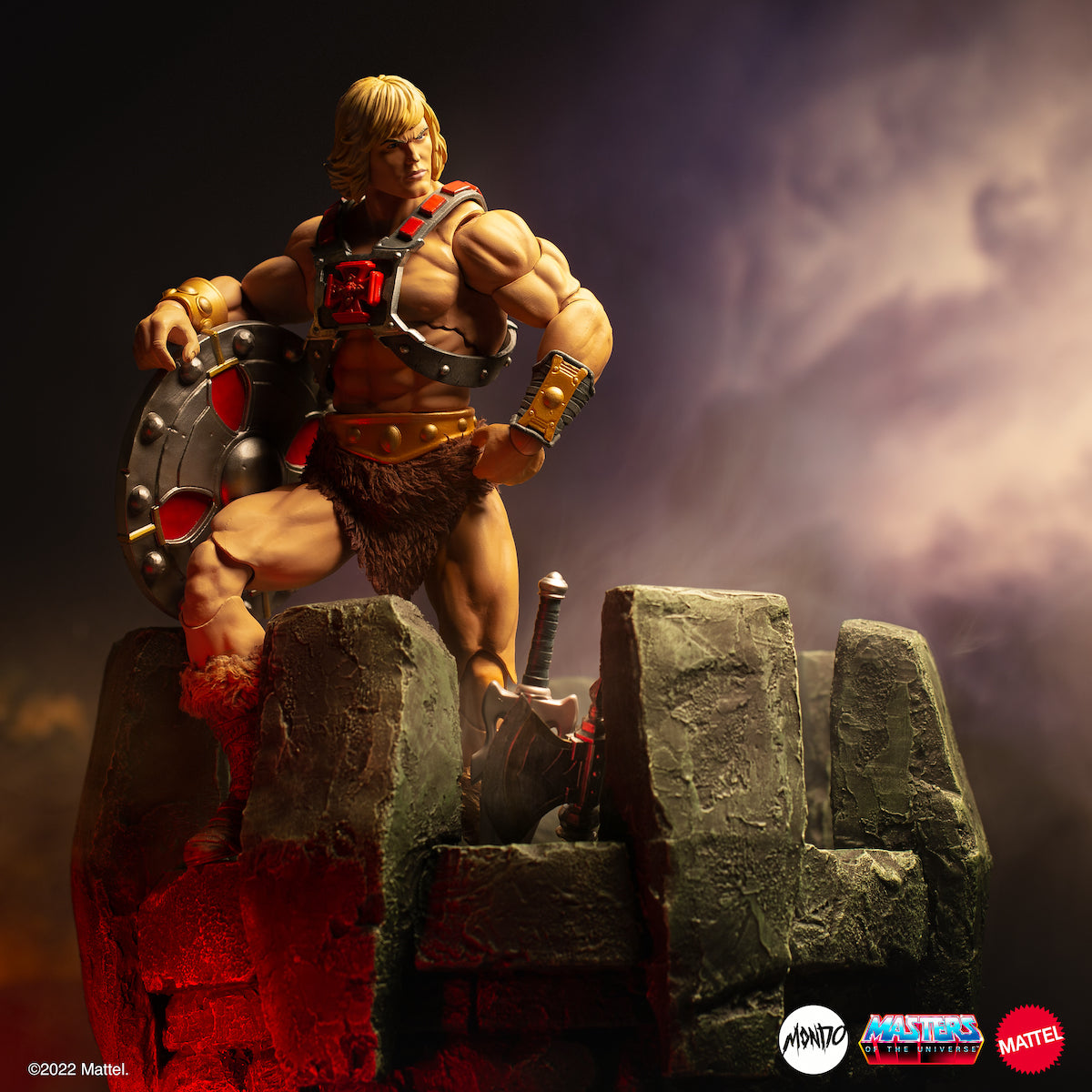 Masters of the Universe He-Man 1/6 Scale Collectible Action Figure - Perfect for Display, Gifts, and MOTU Fans Collection