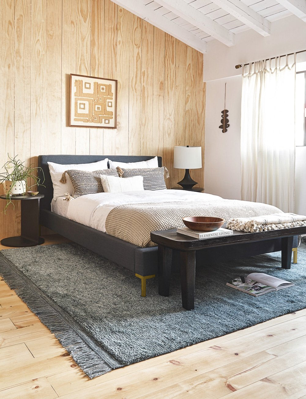 Deva Platform Bed Frame - Modern Minimalist Wooden Bed with Storage - Perfect for Small Bedrooms & Studio Apartments