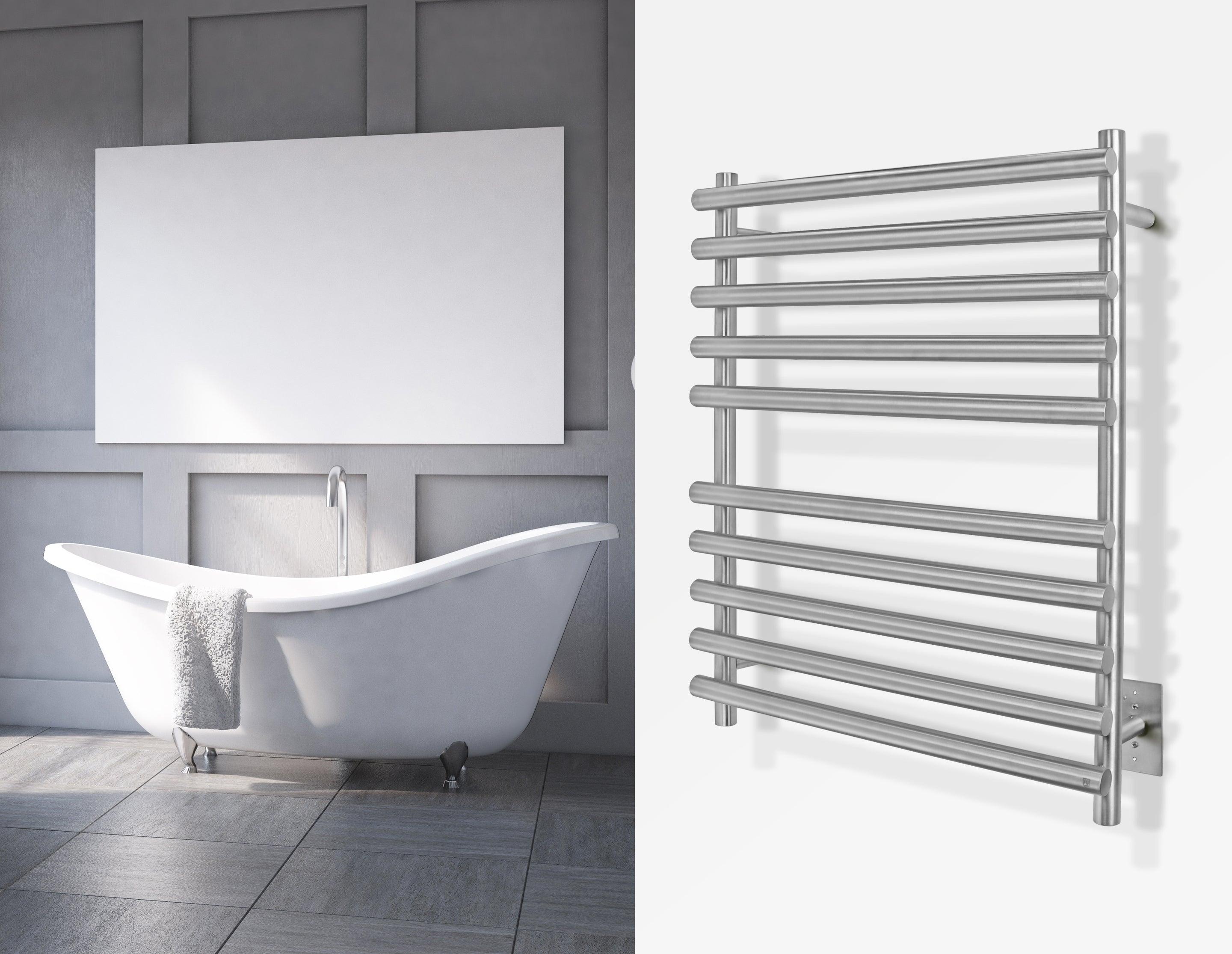 WarmlyYours Rome Hardwired Towel Warmer - 25.6