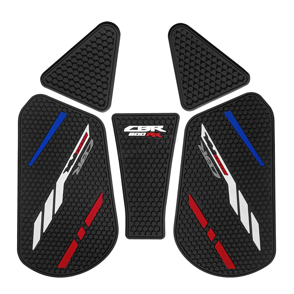 **2024 CBR600RR Motorcycle Tank Pad - Non-Slip Fuel Tank & Knee Grip Pad for Honda CBR 600RR (2020-2024) | Durable Motorcycle Accessories for Enhanced Riding Comfort & Safety**    *(Perfect for long rides, track days, and daily commuting to improve grip and protect your fuel tank from scratches.)*