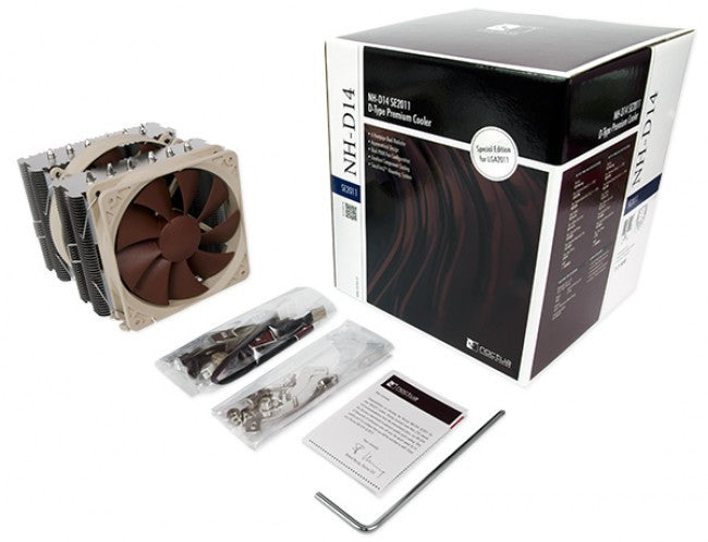 Noctua NH-D14 SE2011 Premium CPU Cooler - High Performance Air Cooler for LGA2011 Socket - Perfect for Gaming PCs and Workstations