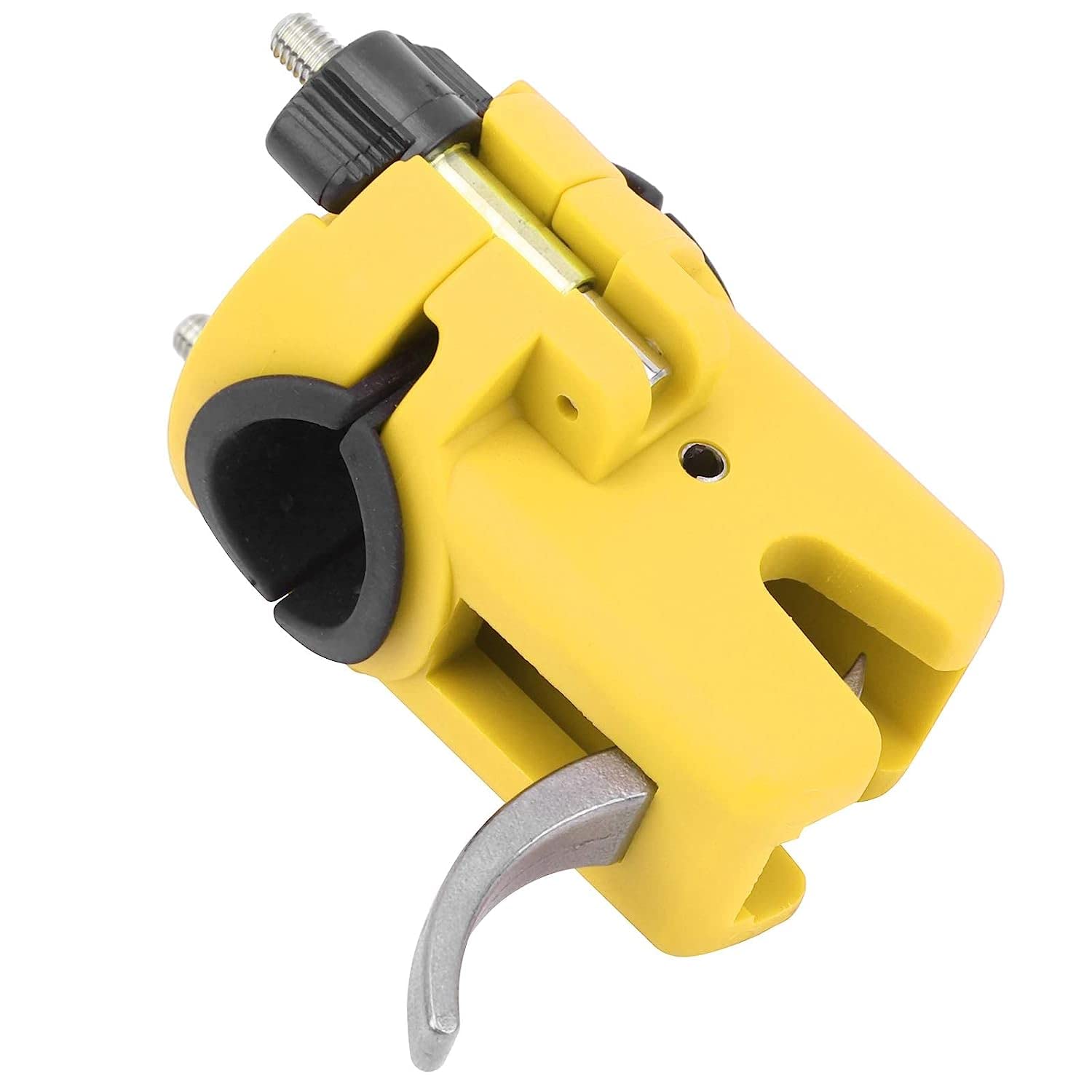 Ubersweet® Fishing Rod Holder - Durable Boat Fishing Pole Mount with Quick Disassembly | Easy to Use for Outdoor Fishing Enthusiasts | Perfect for Saltwater & Freshwater Angling (Yellow)