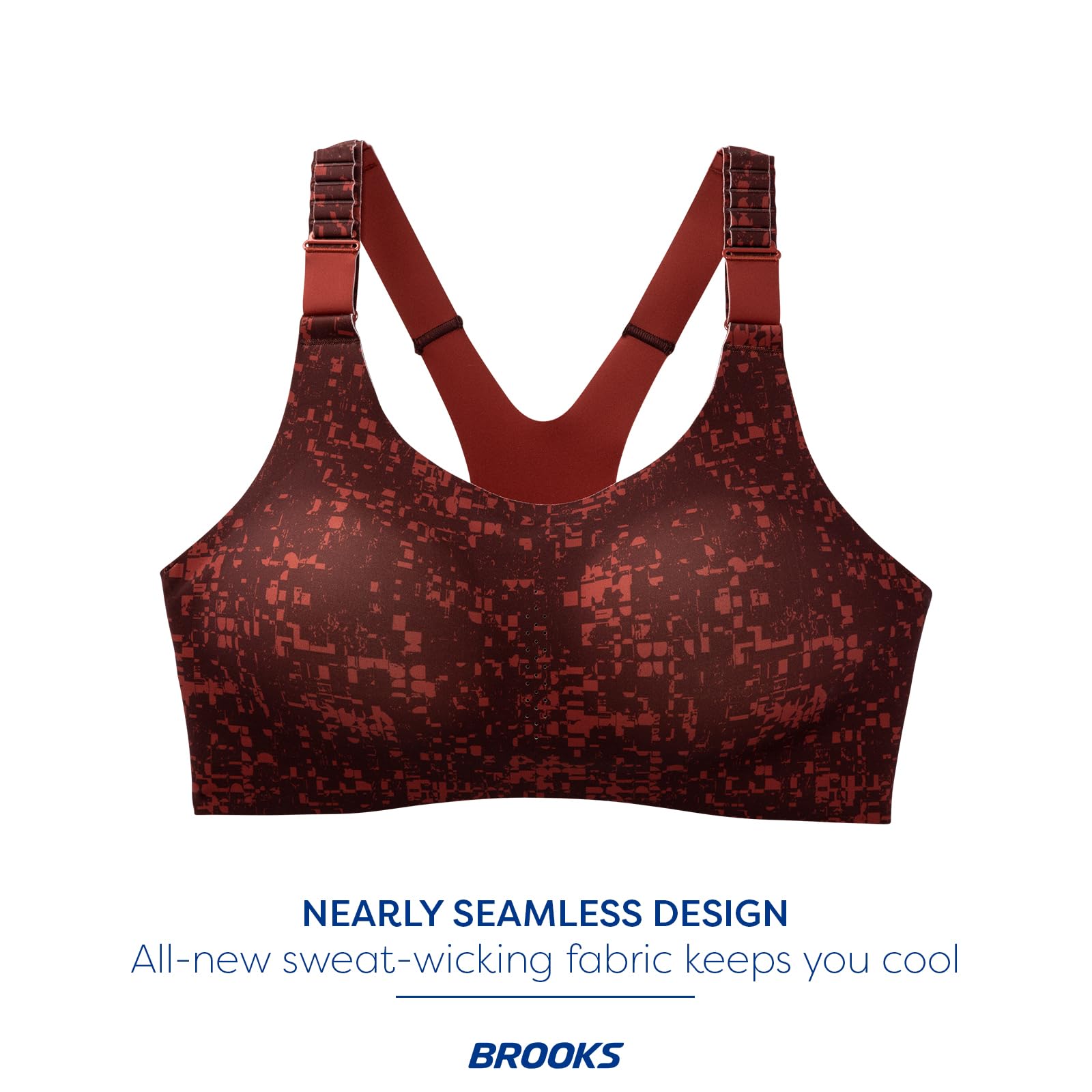 Brooks Women's Racerback 2.0 High Impact Sports Bra - Maximum Support for Running, Workouts & Intense Training - Perfect for Marathon, CrossFit & Gym Sessions