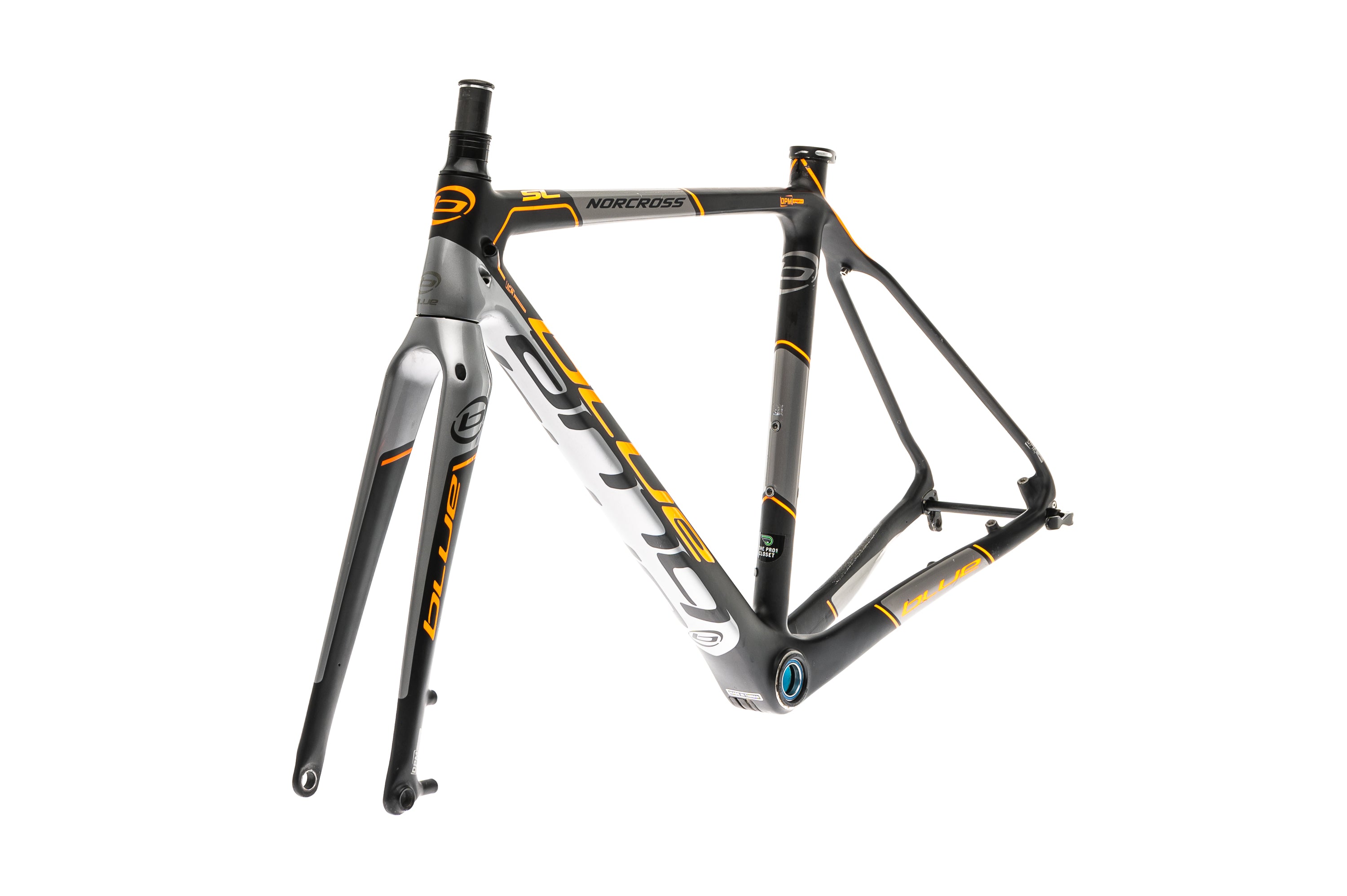 Blue Norcross Small Bike Frameset 2016 - Lightweight Aluminum Frame for Road & Commuter Bikes | Perfect for Urban Cycling & Performance Riding