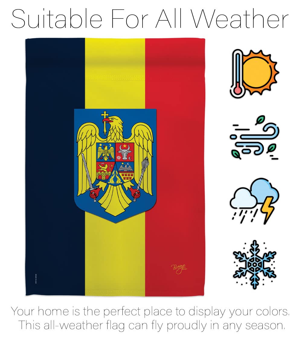 Romania National Flag Set 28x40