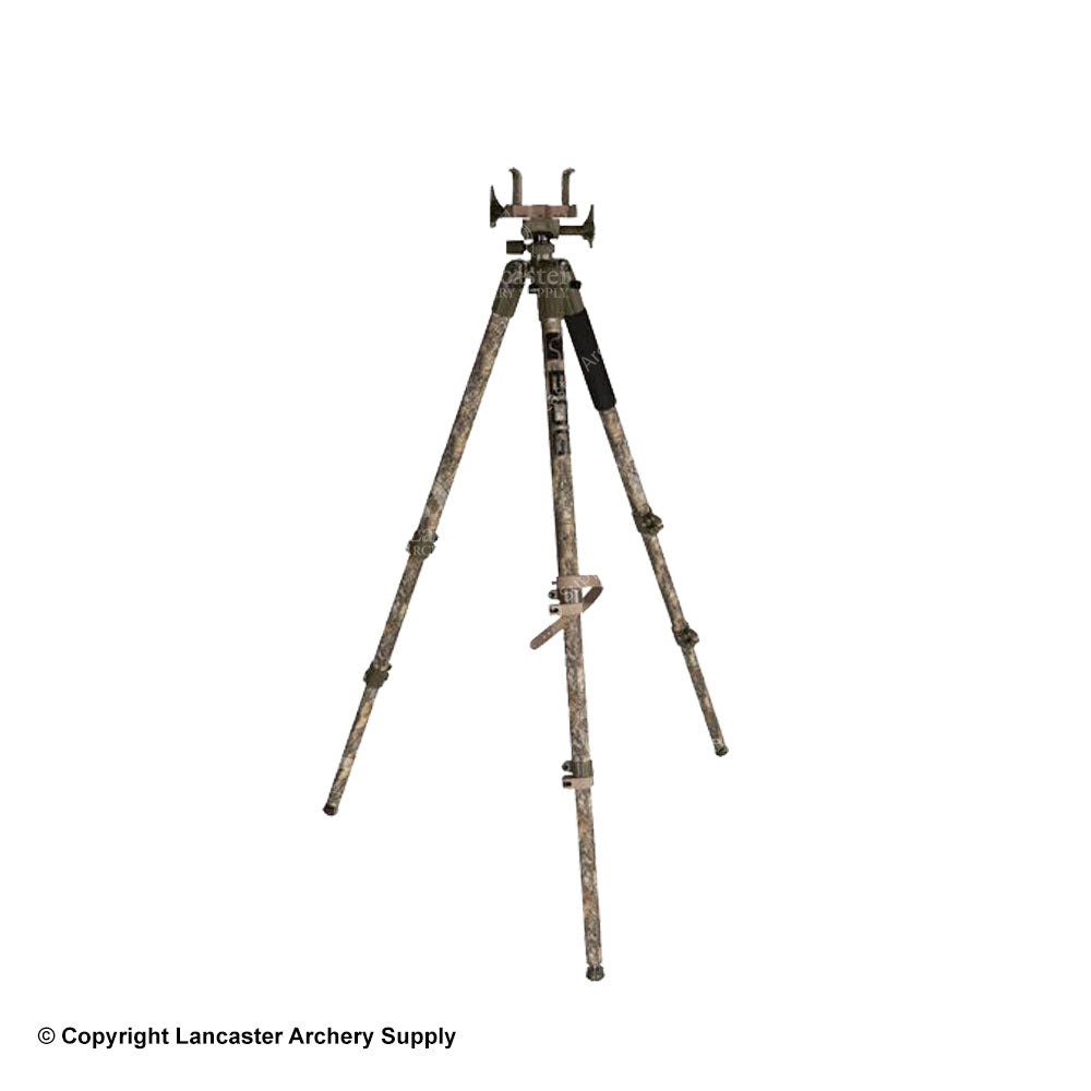 BOG DeathGrip Tripod - Realtree EXCAPE Camo Hunting Tripod for Rifle, Crossbow & Spotting Scope - Perfect for Deer Hunting, Target Shooting & Outdoor Adventures