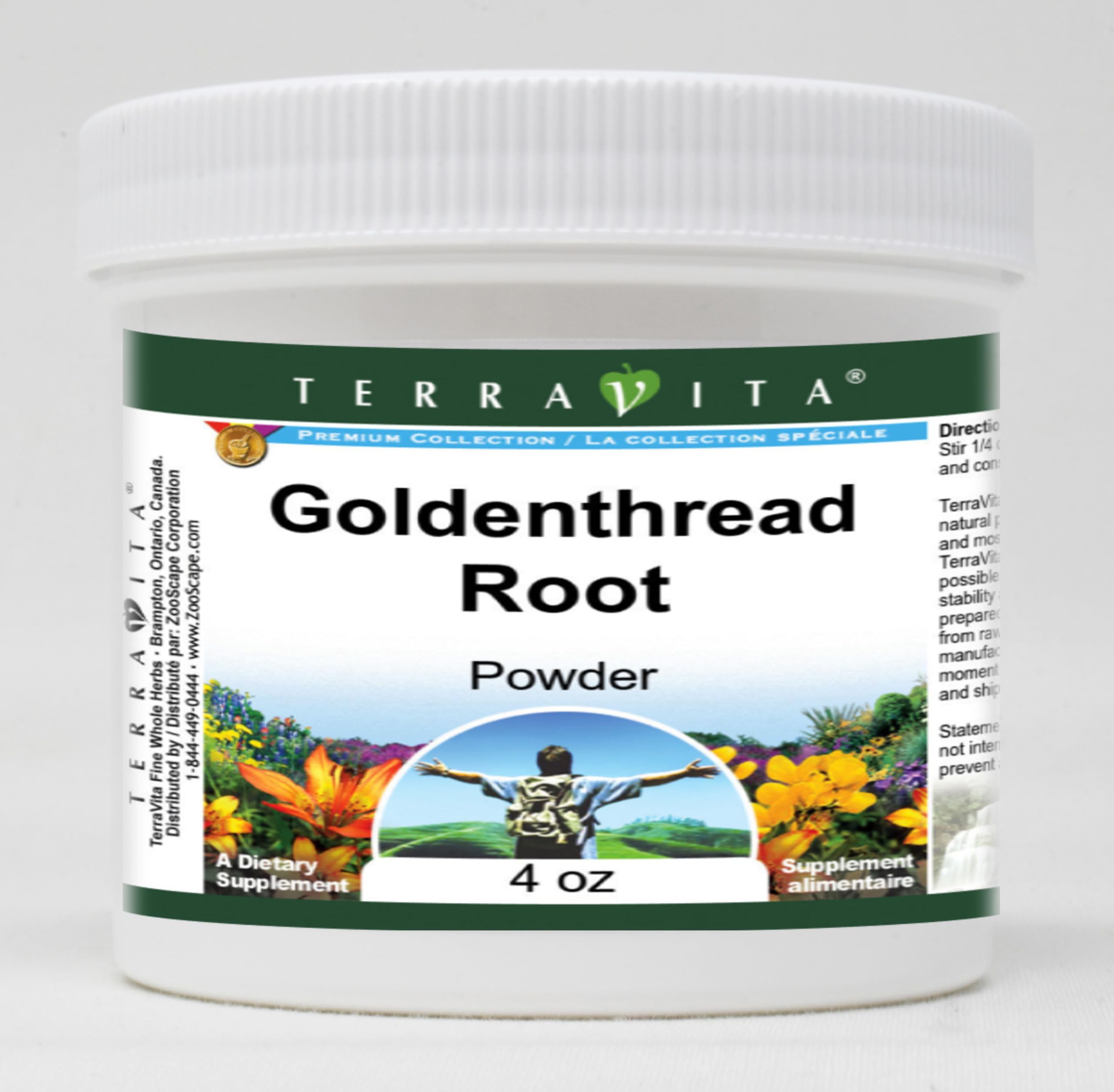 Premium Golden Thread Root Powder (4 oz, Pack of 2) - Natural Herbal Supplement for Digestive Health & Immune Support - Perfect for Tea, Smoothies & Herbal Remedies