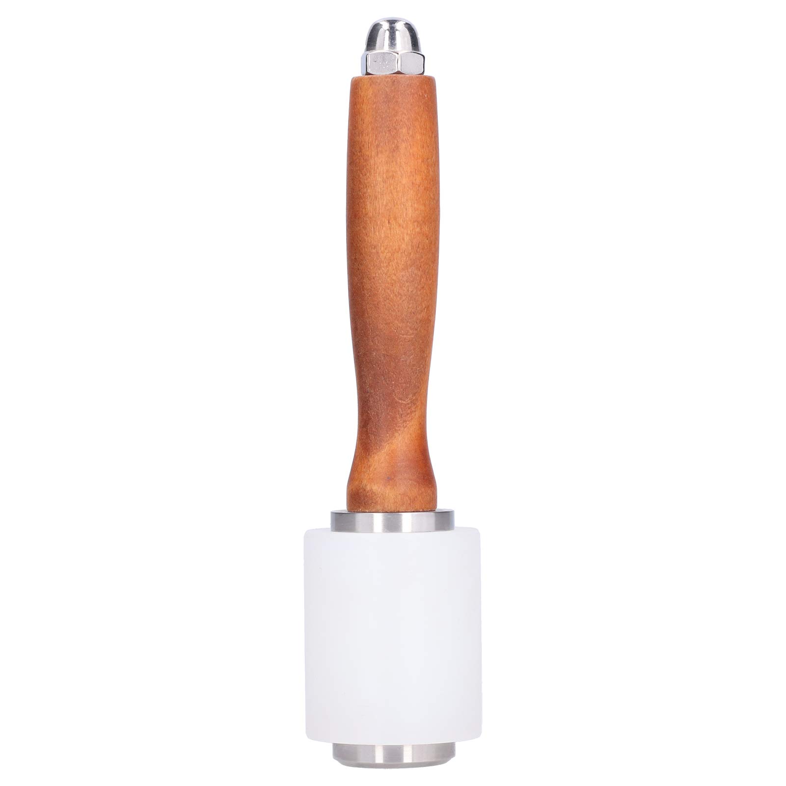 Handmade Leathercraft Hammer - Effort Saving Comfortable Nylon Hammer for DIY Leatherworking, Engraving Leather Stamps & Hole Punches (Yellow Handle Single Head) - Perfect for Leather Crafting, Shoe Repair & Bookbinding Projects