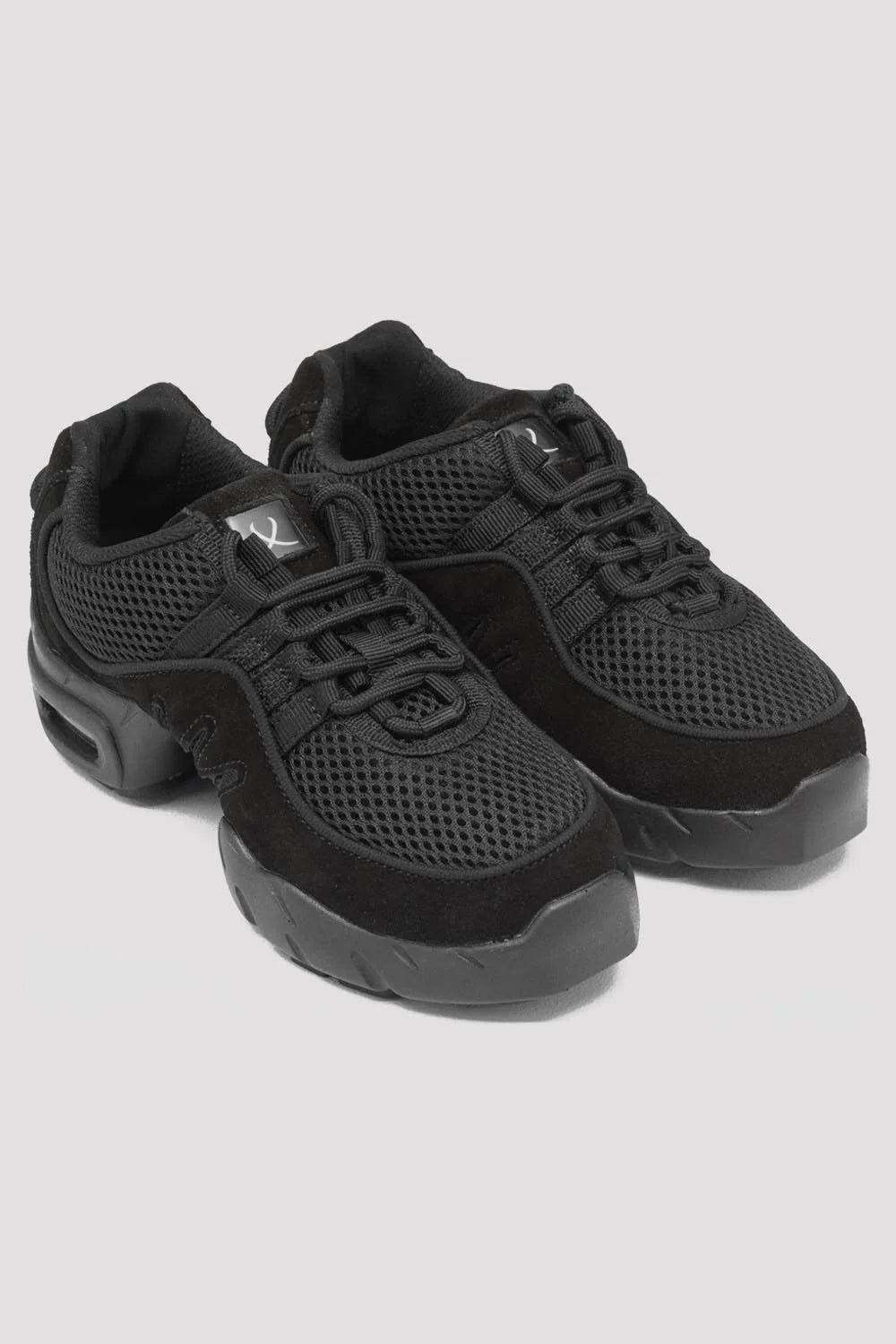 Bloch Black Women's Split Sole Dance Sneakers - Lightweight & Flexible for Ballet, Jazz, and Contemporary Dance Practice