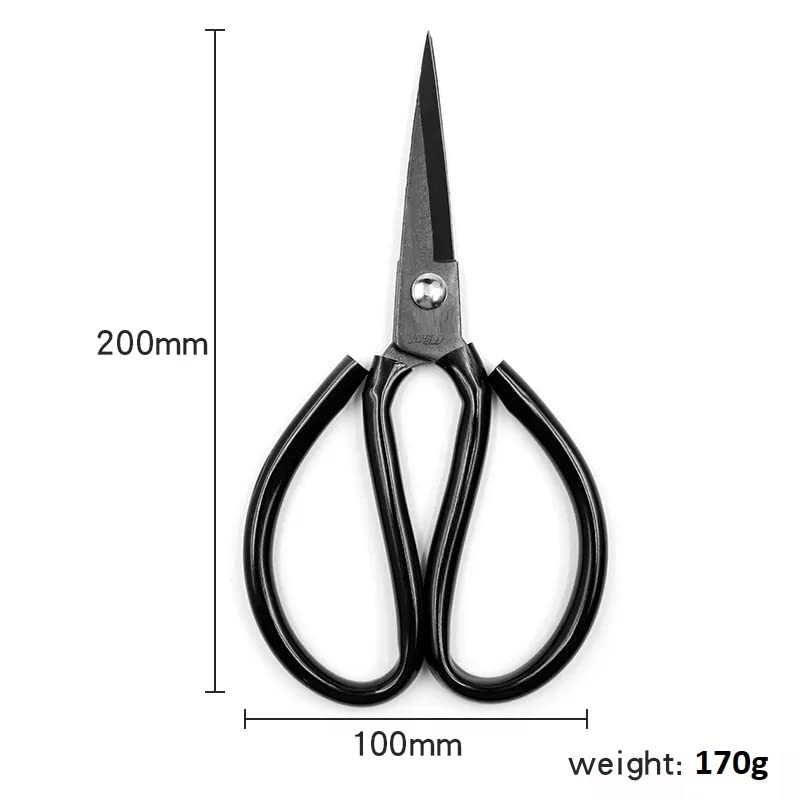 DSHARPP Heavy Duty Scissors - Professional Gardening & Industrial Shears, High Carbon Steel Blades, Durable Cutting Tool for Tough Materials (Model MT-N11) - Perfect for Pruning, Landscaping, Fabric Cutting & DIY Projects