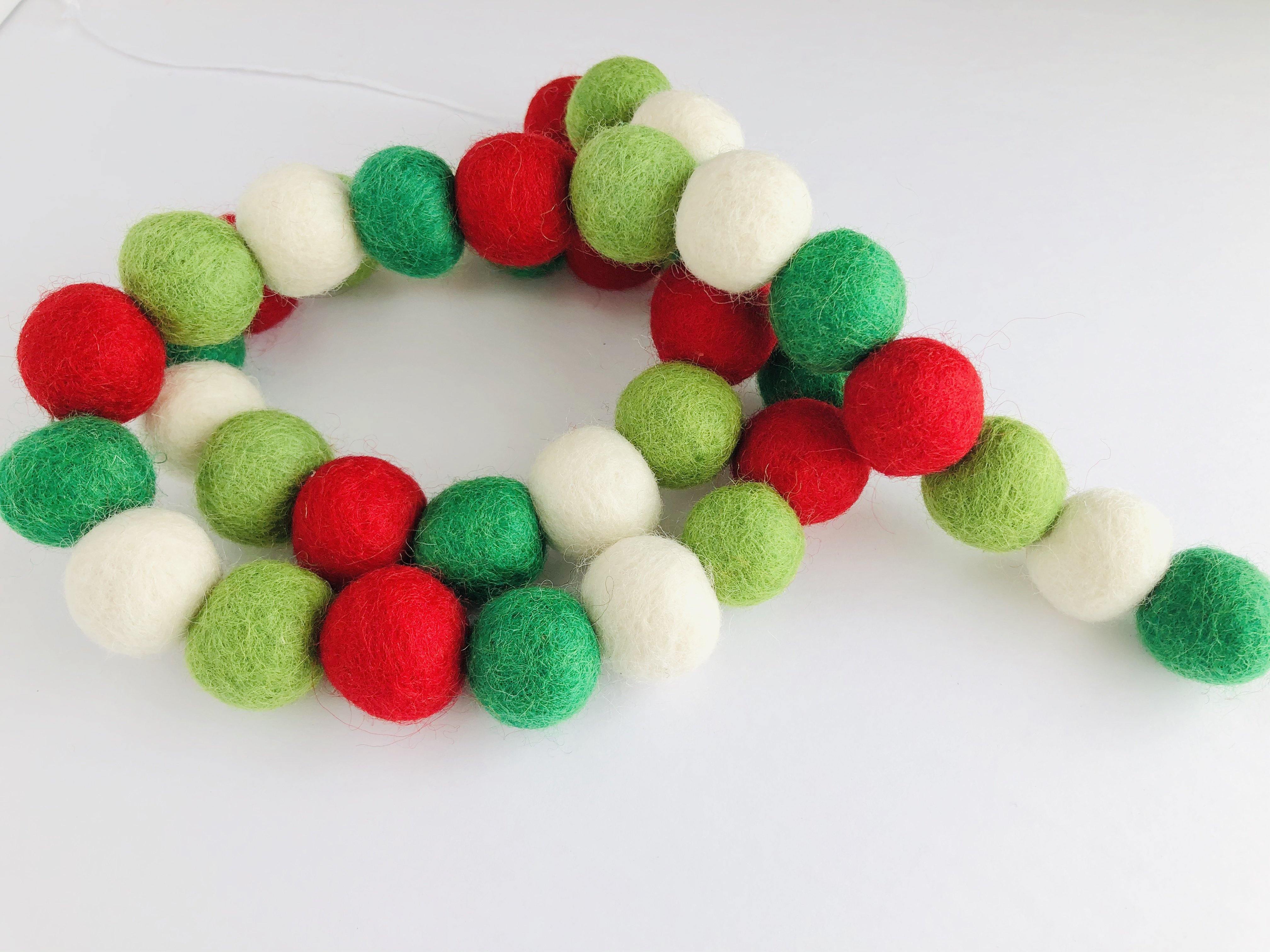 Festive Bright Christmas Garland - Holiday Home Decor for Tree, Mantel & Staircase