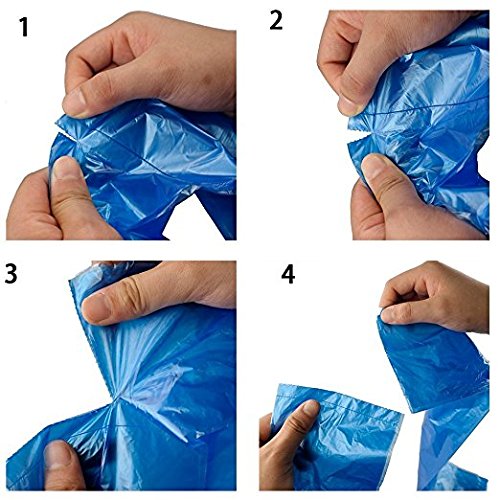 2 Gallon Small Trash Bags - 180 Count (6 Rolls) | Colorful Mini Garbage Bags for Bathroom, Office, Bedroom & Car Waste Disposal