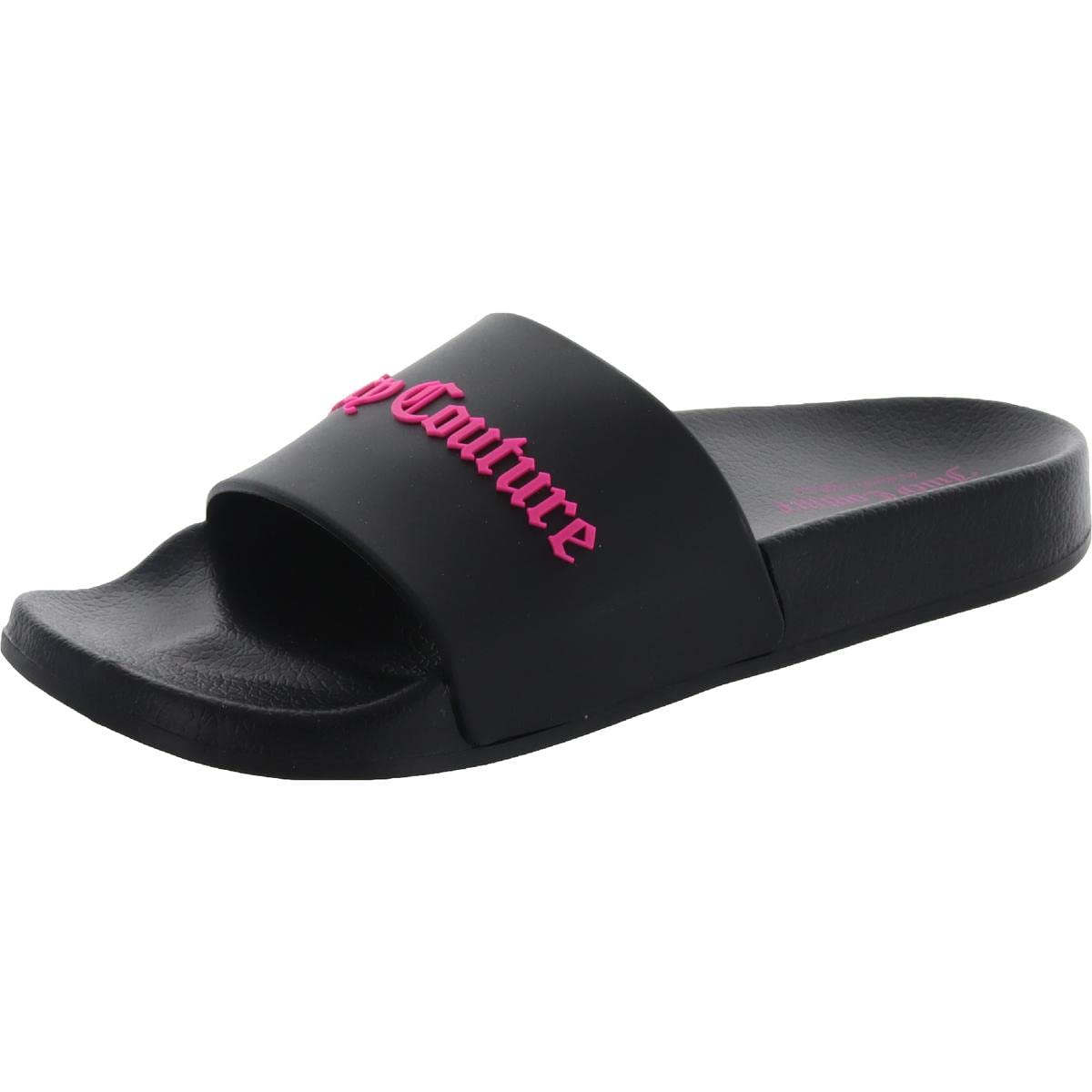 Juicy Couture Women's Slide Sandals - Comfortable Beach Flip Flops & Pool Slides for Summer Vacation, Lounging, and Casual Outings