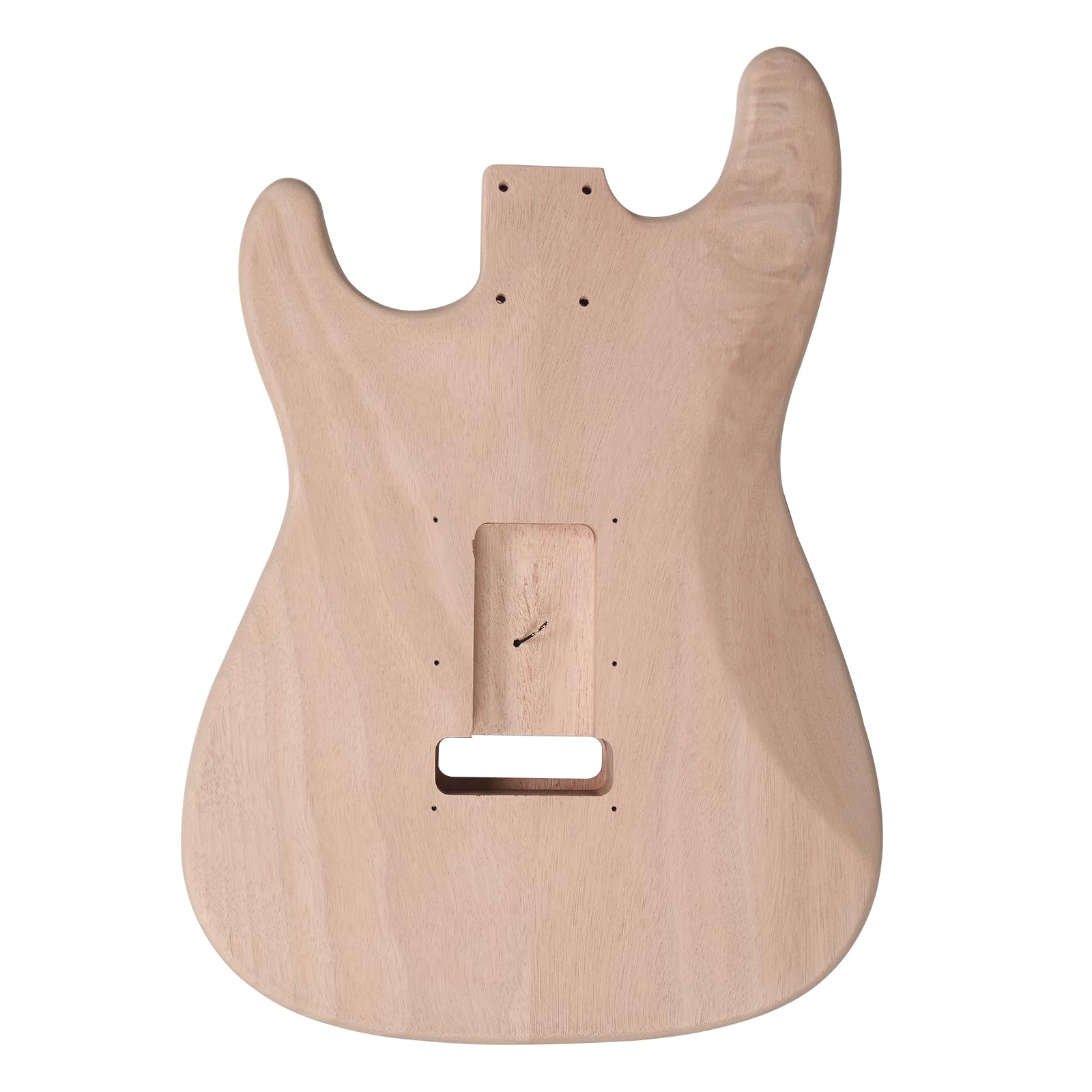 DIY Electric Guitar Kit - Mahogany Wood Body & Neck, 6-String ST Style Beginner Guitar Kit for Home Studio & Live Performance