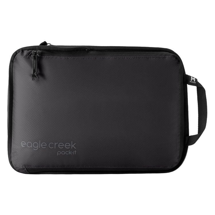 Eagle Creek Pack It Isolate Compression Cube M - Black | Travel Organizer for Clothes & Accessories | Perfect for Backpacking, Camping & Business Trips
