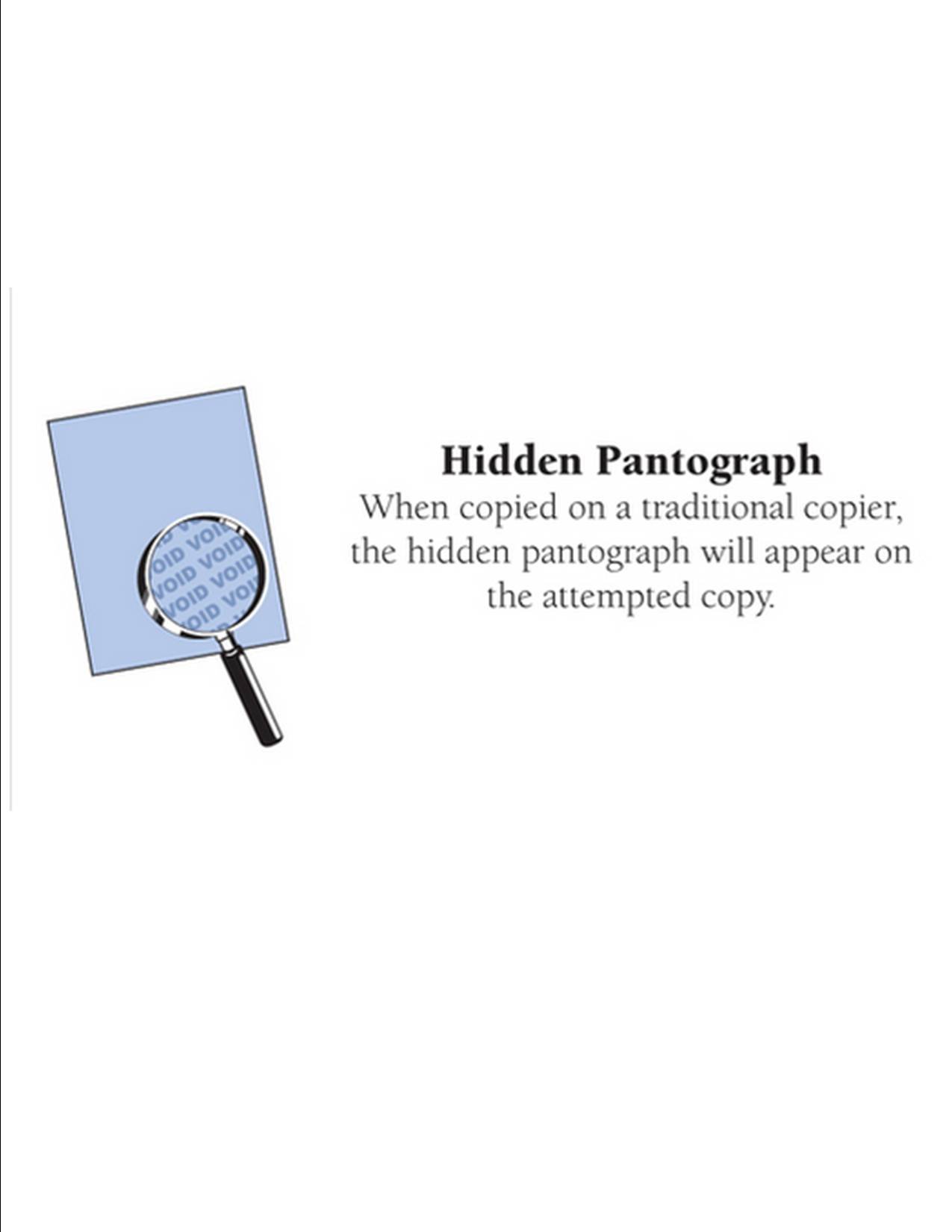 Laser Print Security Paper (SGP-25) - Double Perforations, Hidden 