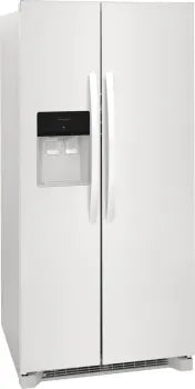 Frigidaire FRSS2323AW 22.3 Cu. Ft. Side by Side Refrigerator - White, Energy Efficient, Standard Depth (33