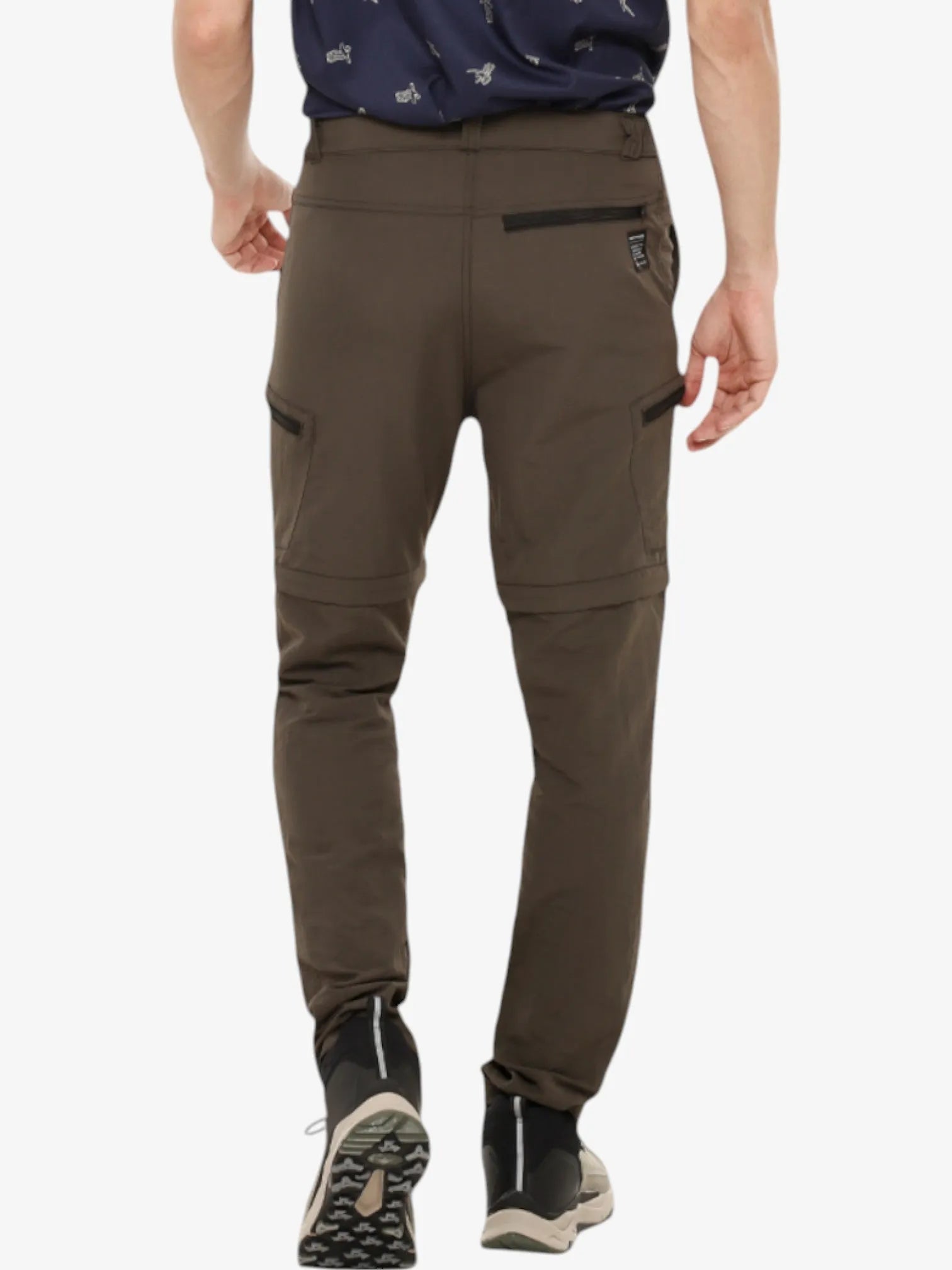 Sherpa Mountain Pants with Detachable Zipper - Military Green Trekking Hiking Outdoor Adventure Gear for Men & Women