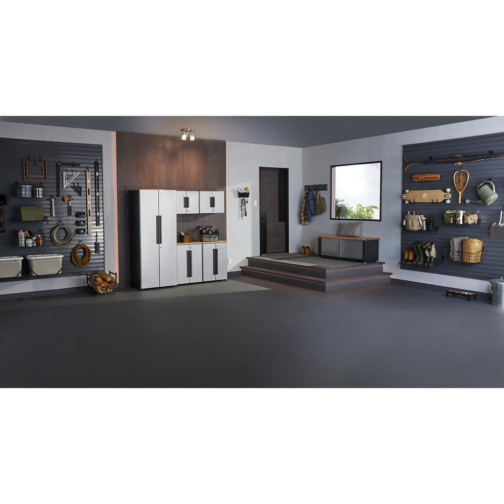 4' Wide Geartrack® Channels (2 Pack) - Smoke Wall Accessory for Home & Office Organization - Perfect for Hanging Tools, Decor, and Storage Solutions