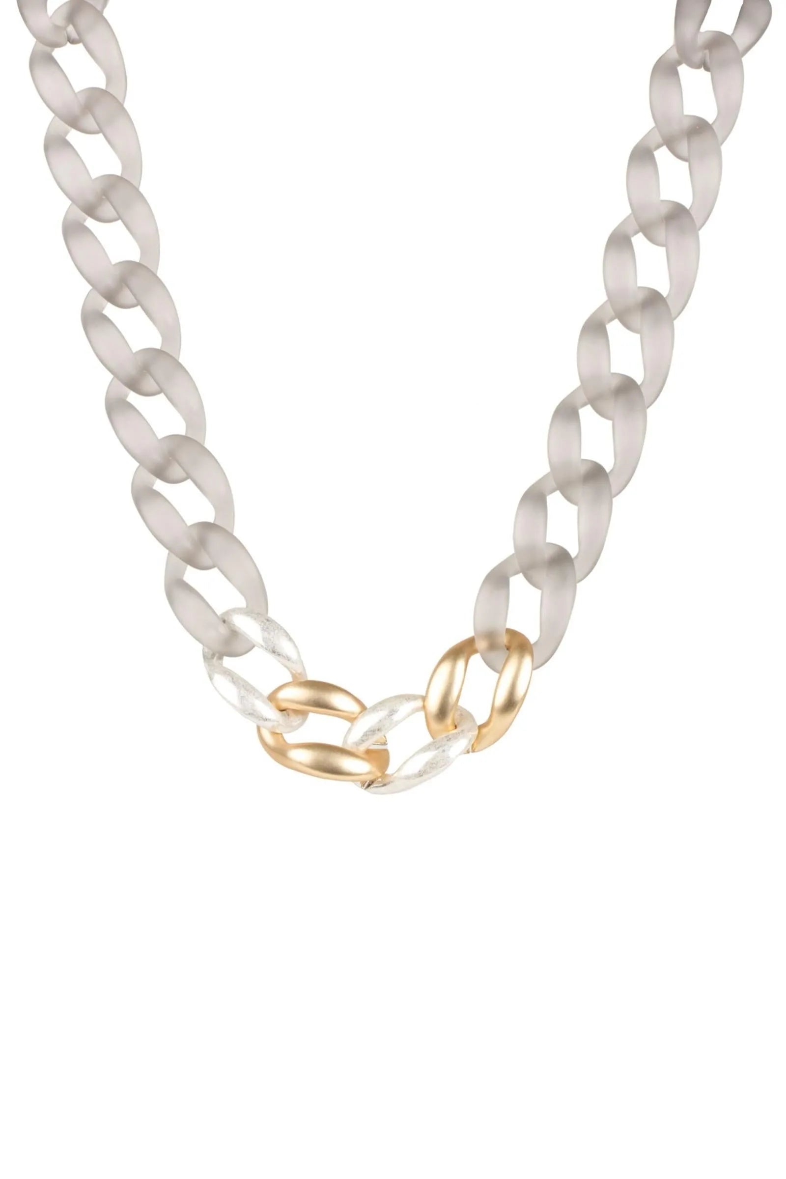 Chunky Link Statement Necklace for Women - Bold Fashion Jewelry for Parties, Dates & Everyday Wear