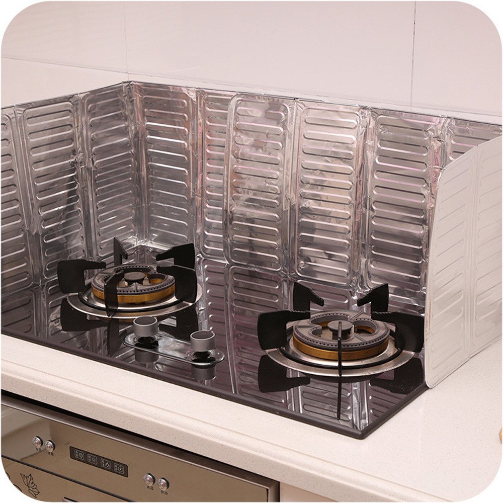 PINGPING Aluminum Insulation Deflector Plate for Kitchen & Dining - Heat-Resistant Cooker Sheet for Rice Cookers, Small White, Perfect for Home Cooking & Meal Prep