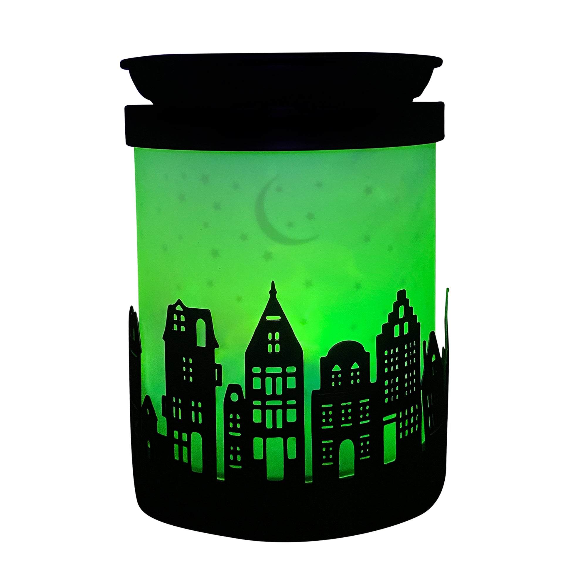 Premium Cello City Northern Lights Electric Wax Melt Burner - Aromatherapy & Home Fragrance for Relaxation, Spa, Yoga, and Meditation