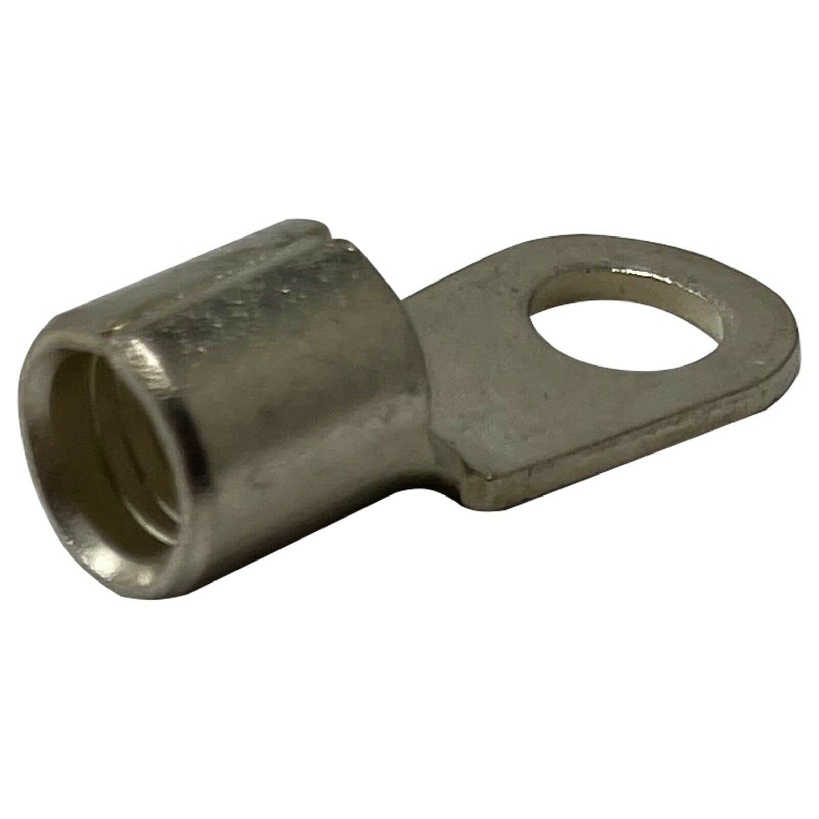 1000 Pcs 6 AWG Non-Insulated Ring Terminals - 1/4