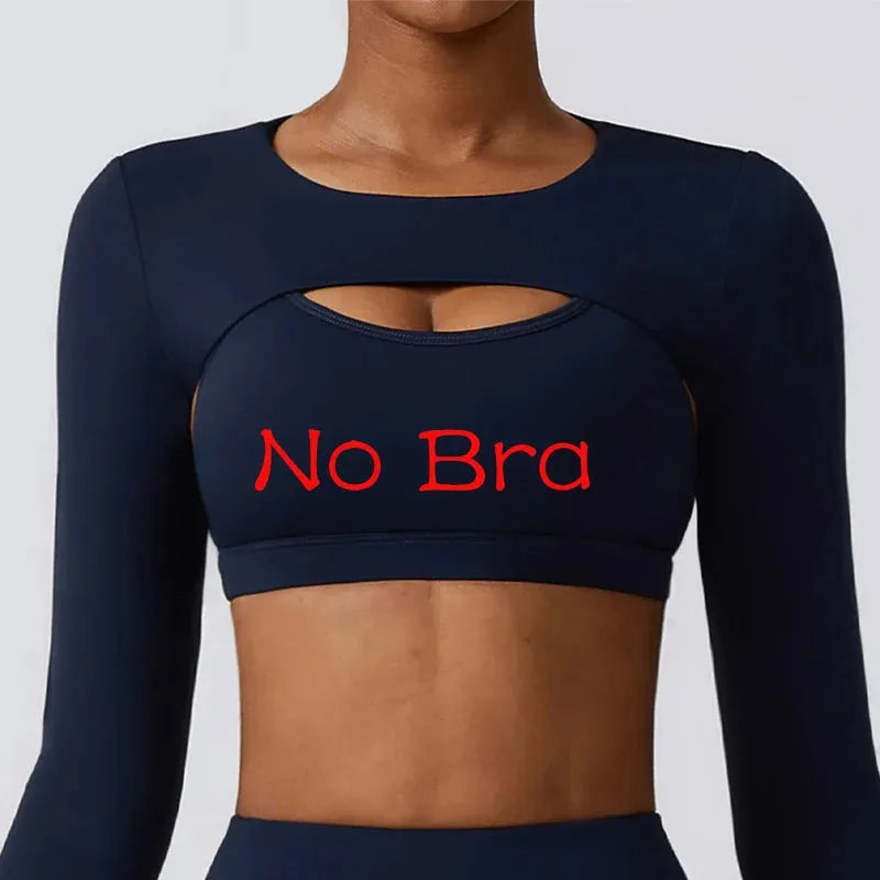 Women's Running Shirt & Yoga Tops - Long Sleeve Fitness Tight Workout Clothing for Gym, Sports & Yoga | Sexy Activewear for Women | Perfect for Cardio, Pilates & Outdoor Training