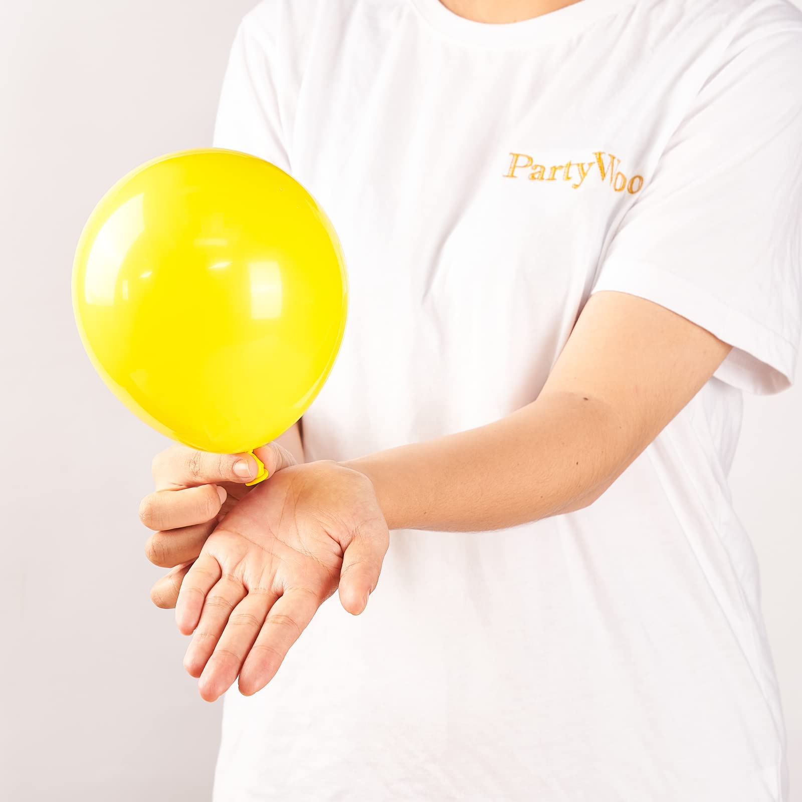 120 Pcs 5 Inch Matte Yellow Latex Balloons for Party Decor - Bulk Yellow Balloons for Balloon Garland, Arch, Birthday Party, Baby Shower Decorations (Yellow-Y55) | Perfect for Birthday Parties, Baby Showers & Wedding Decorations