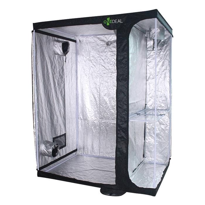 OneDeal VegFlower 5' x 4' x 6.67' Hydroponic Grow Tent Kit for Indoor Plants - Perfect for Hydroponics, Seed Starting, and Indoor Gardening