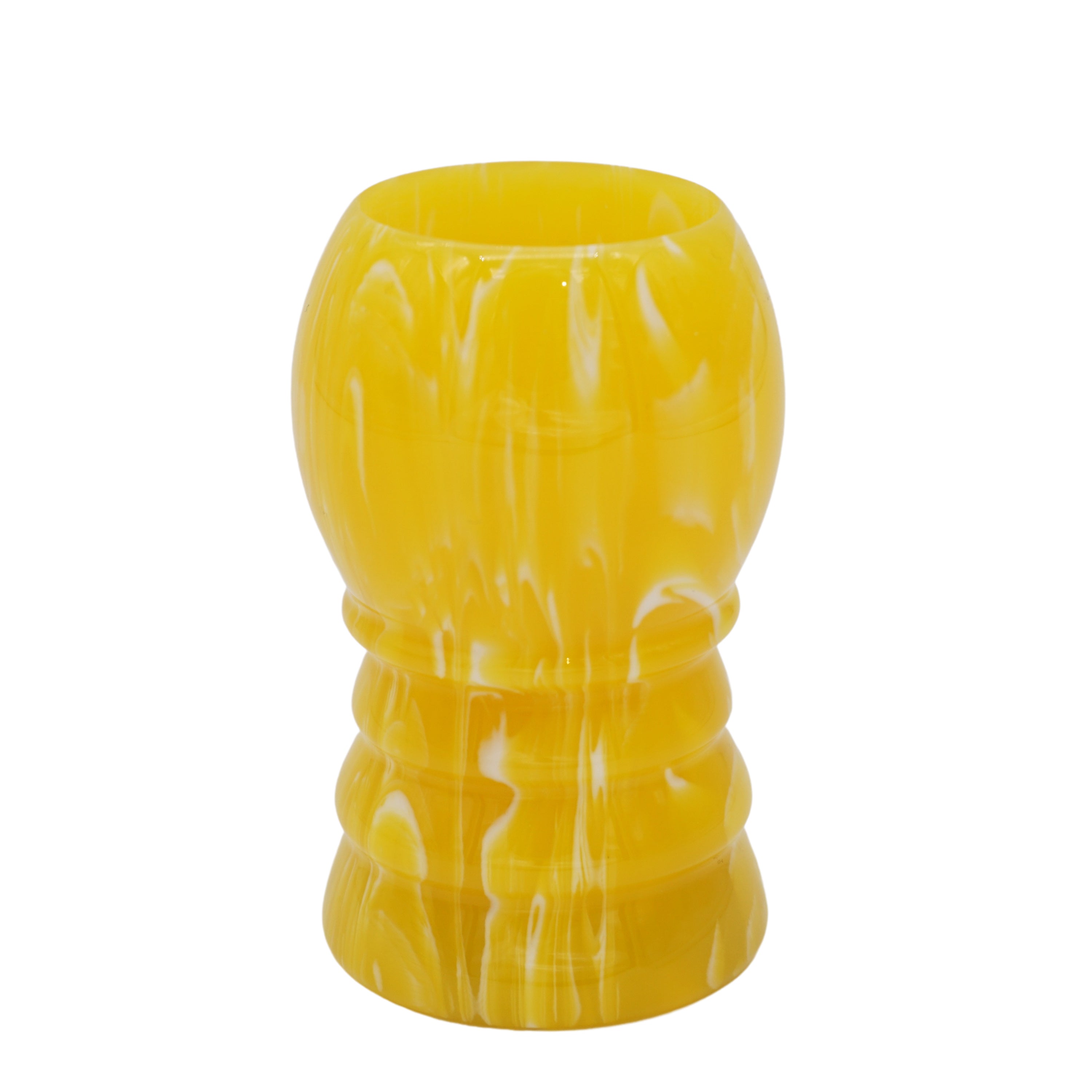 Premium Lemon Drop Handcrafted Shaving Brush Handle for 24mm & 26mm Knots - Perfect for Wet Shaving, Grooming Kits & Luxury Bathroom Essentials
