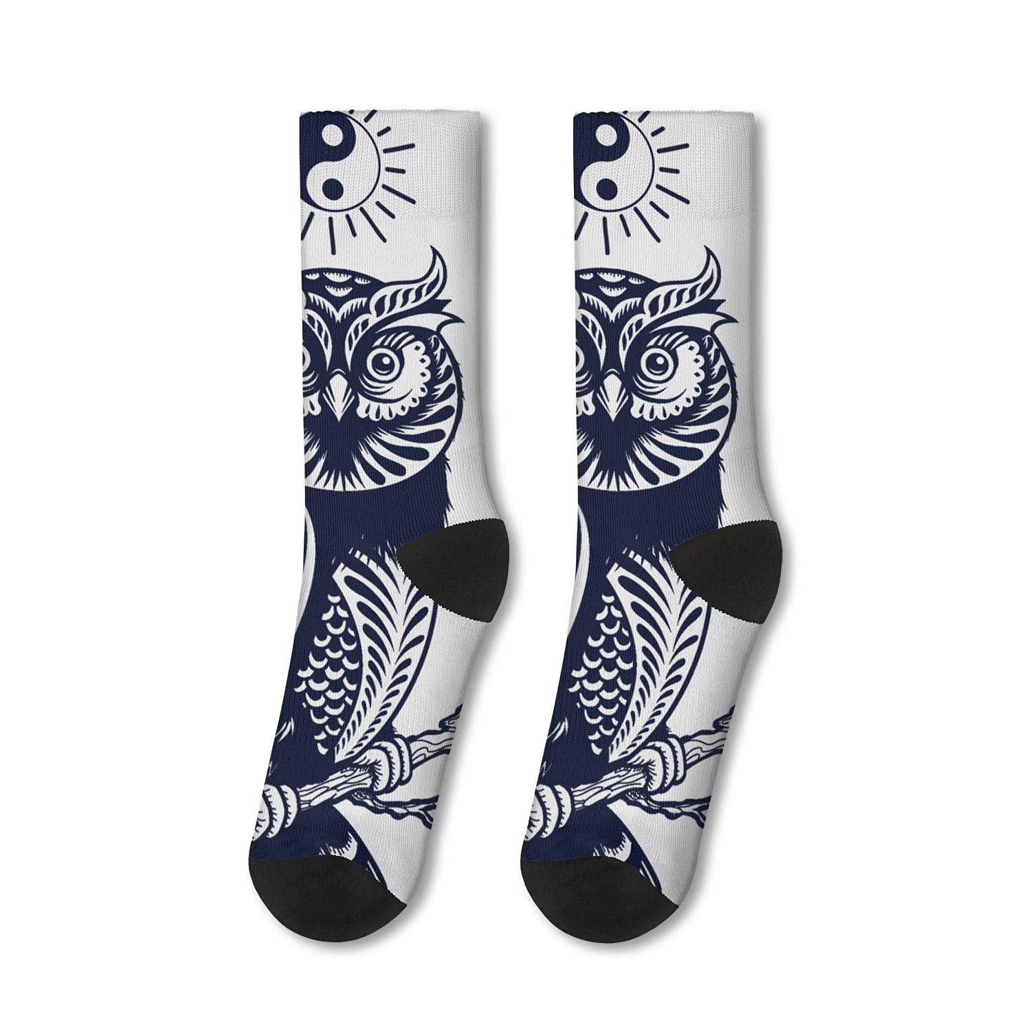 **Comfortable High Ankle Crew Socks for Men & Women - Funny & Cute Novelty Sports Socks - Perfect Gift for Athletes & Casual Wear**    *(Use for running, gym workouts, hiking, or everyday fashion!)*