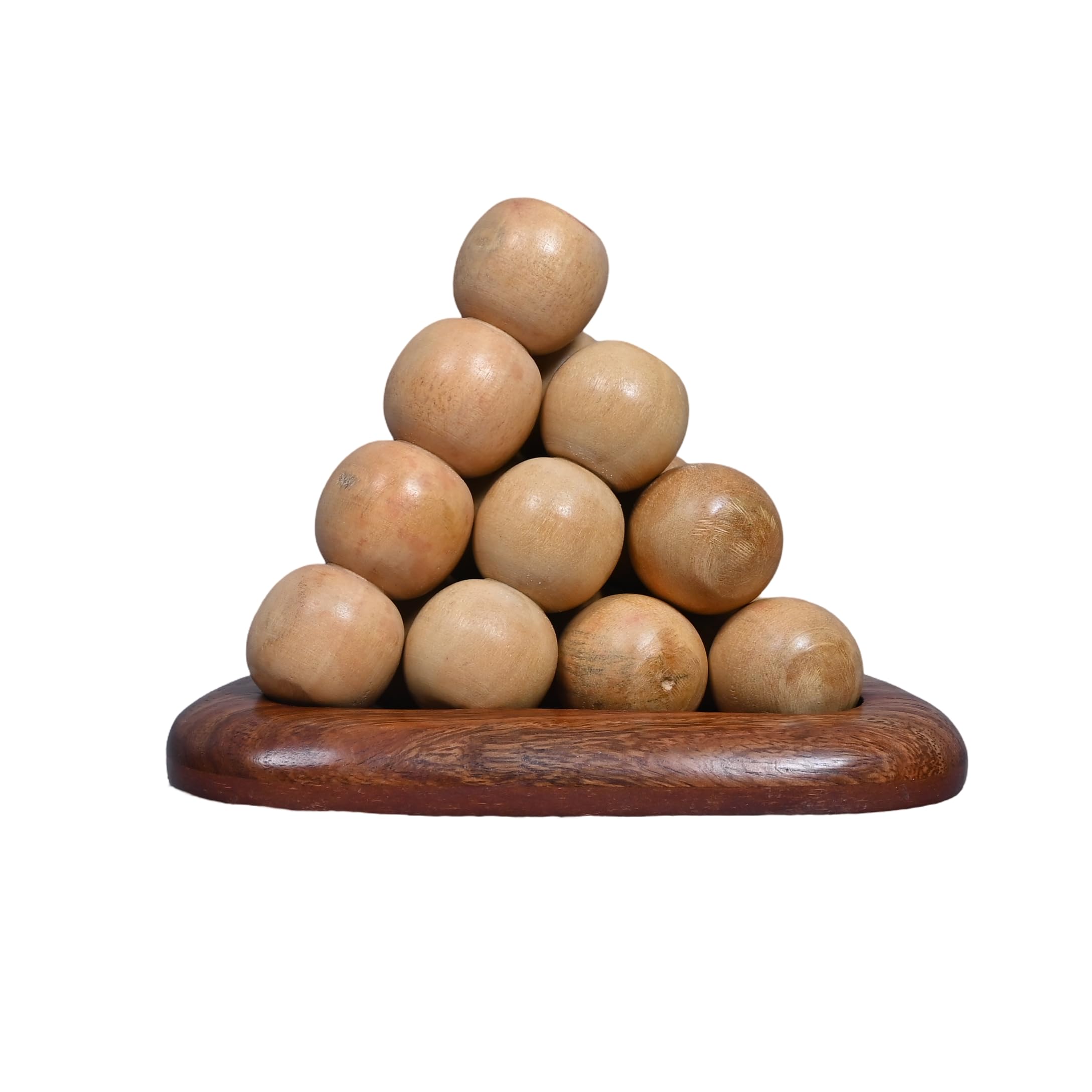 Eco-Friendly Wooden Pyramid Puzzle Toy for Kids - Safe Learning & Play