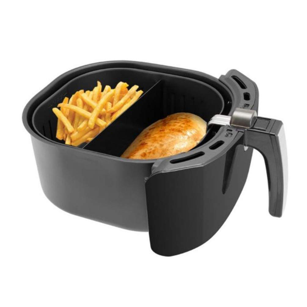Cabilock Air Fryer Partition Sheet Board - 18 x 8cm Non-Stick Baking Tray for Professional Air Fryers (Black) | Perfect for Cooking, Baking & Meal Prep