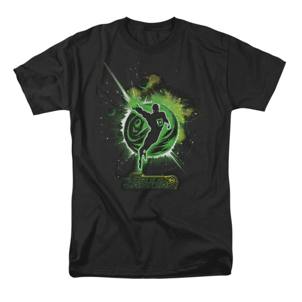 Green Lantern Shadow Lantern Graphic T-Shirt for Men - Size Medium | Superhero Comic Book Merchandise for Fans & Collectors | Perfect for Cosplay, Comic Con & Everyday Wear