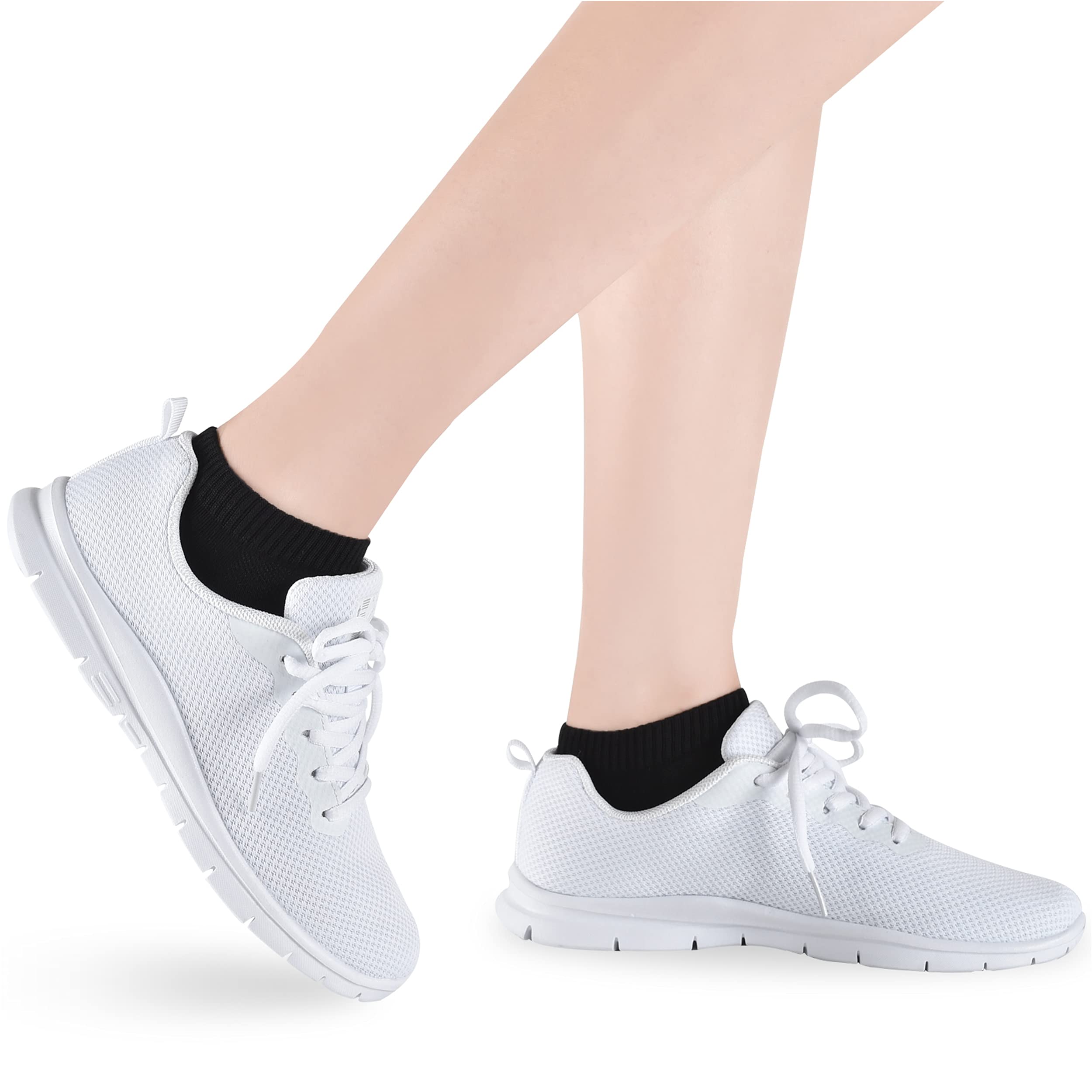 Cozi Foot 5/10 Pairs Women's Ankle Socks - Breathable Athletic No Show Socks for Running, Yoga & Workout - Soft Low Cut Casual Socks for Daily Wear