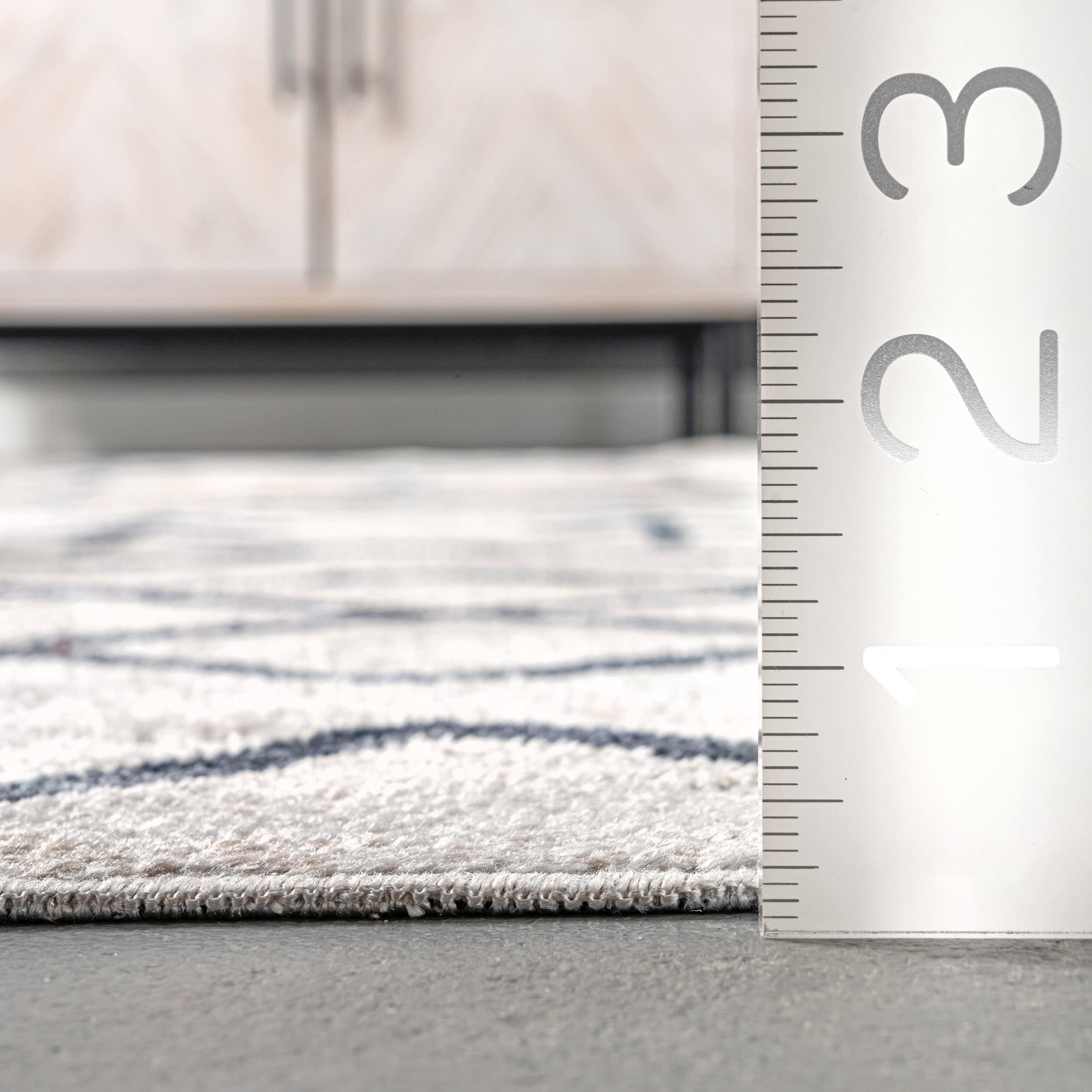 Alaina Washable Fence Rug - Soft Indoor/Outdoor Beige Mat for Patio, Deck, and Garden Decor | Pet-Friendly & Weather-Resistant