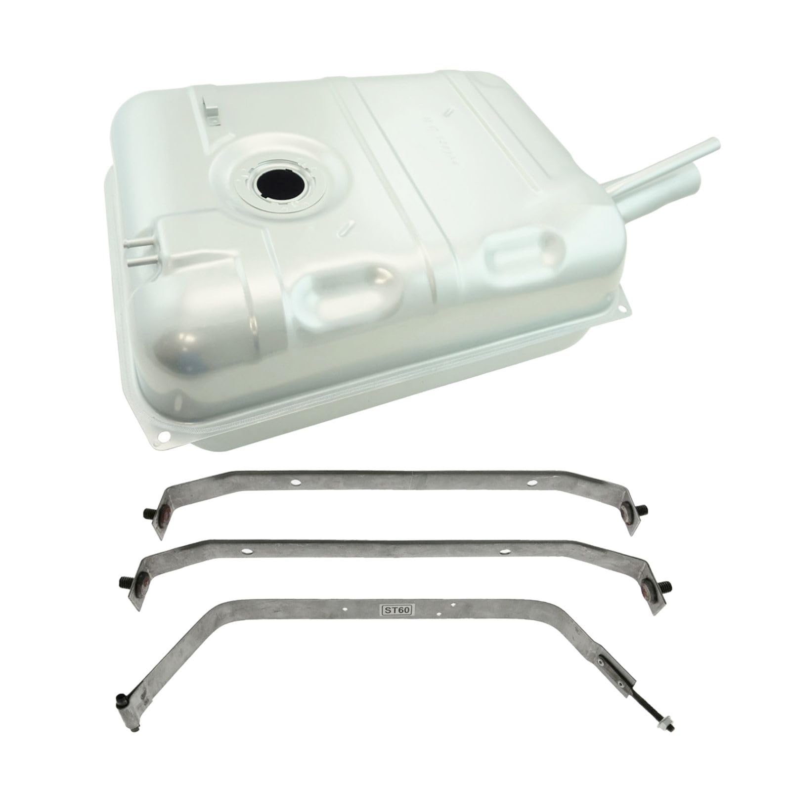 Jeep CJ5 CJ6 CJ7 DJ5 Fuel Tank & Strap Kit Replacement (1973-1976) - Durable Gas Tank Straps for Off-Road & Classic Jeep Restoration Projects