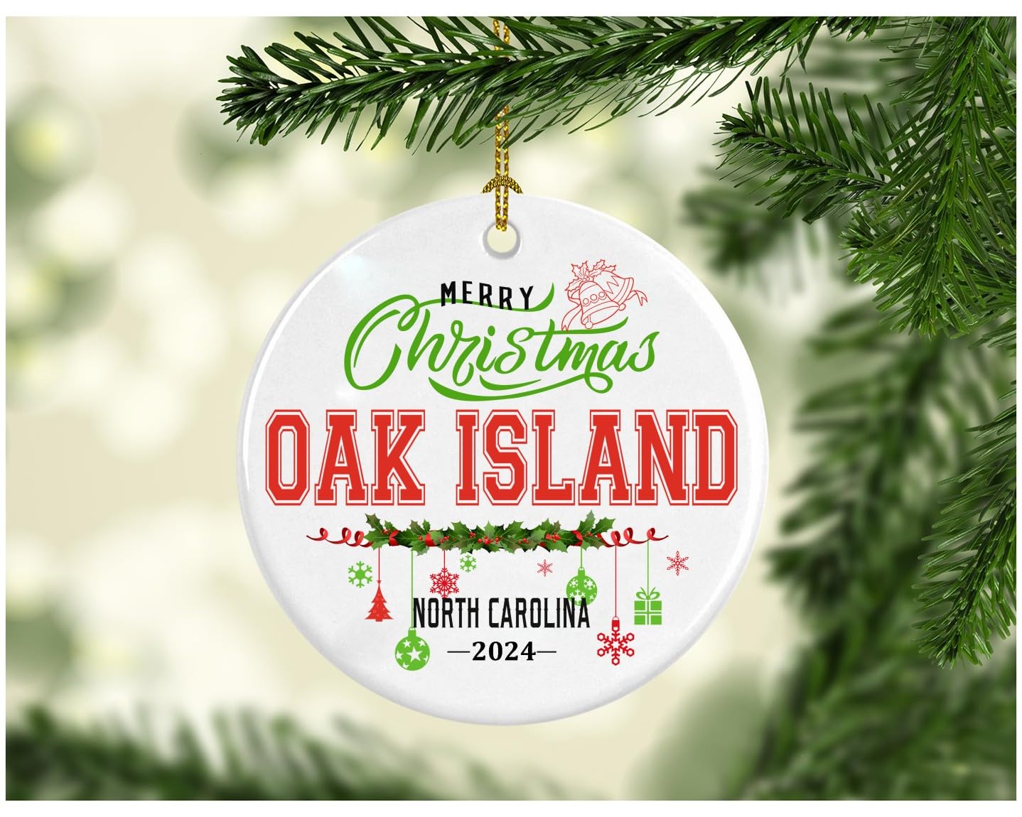 2024 Christmas Ornaments - Rustic 3