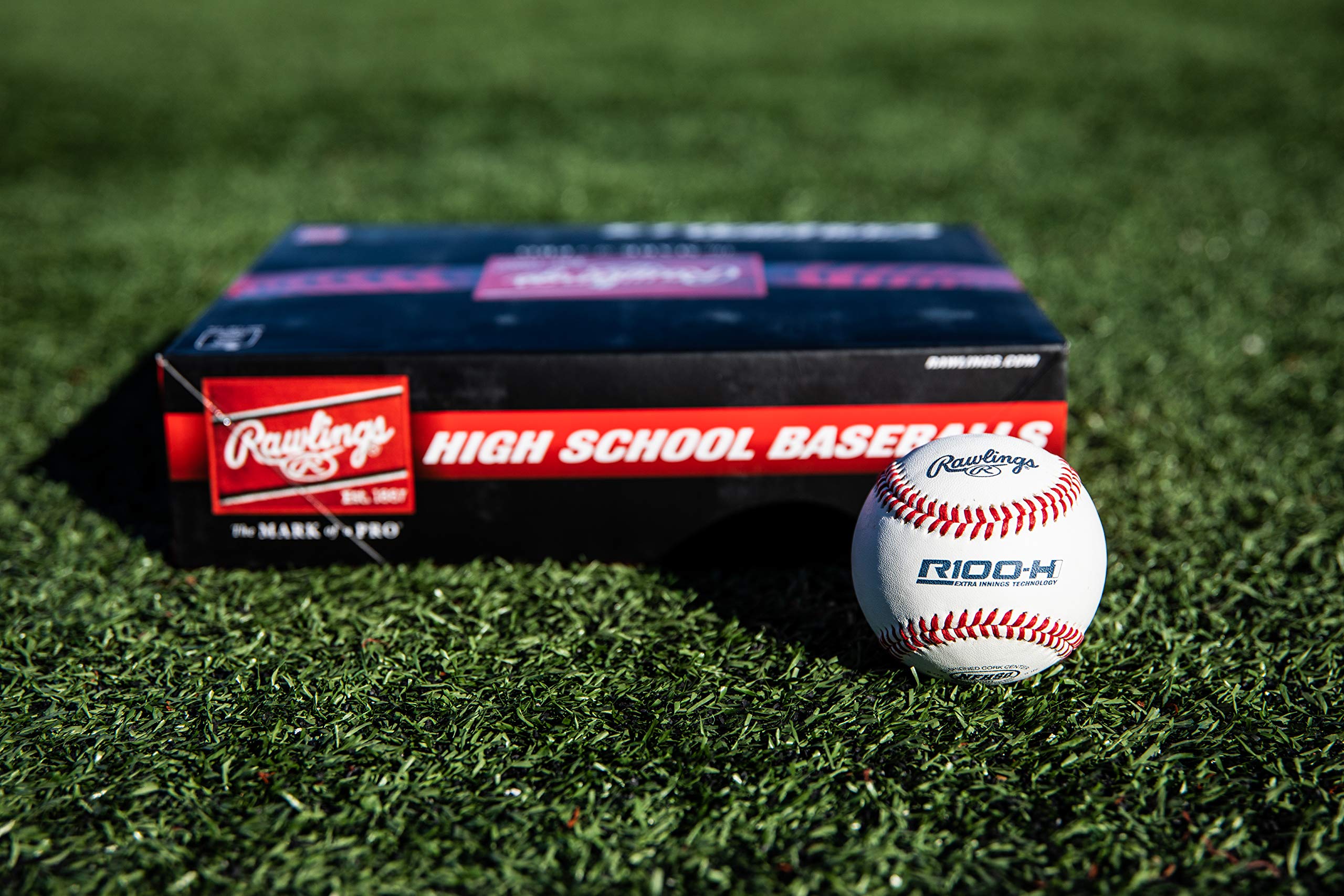Rawlings NFHS NOCSAE Approved High School Baseballs - 12 Pack (R100-H1/R100-H2/R100-H3/RNF Options) | Official Game Balls for High School Baseball Practice & Games