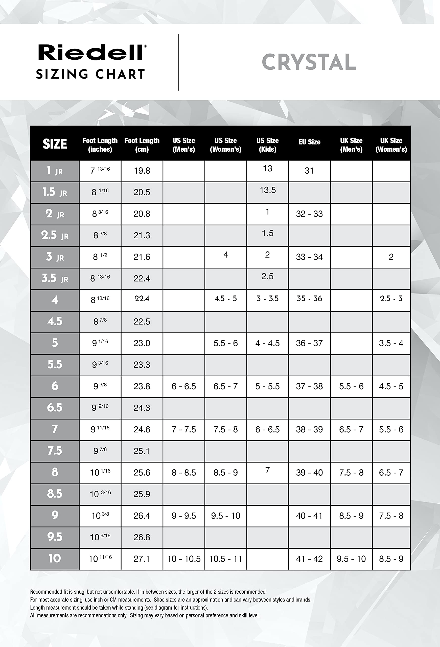 Riedell Crystal Adult Figure Skates - Stainless Steel Vesta Blade for Competitive Ice Skating | Perfect for Training, Performances & Ice Shows