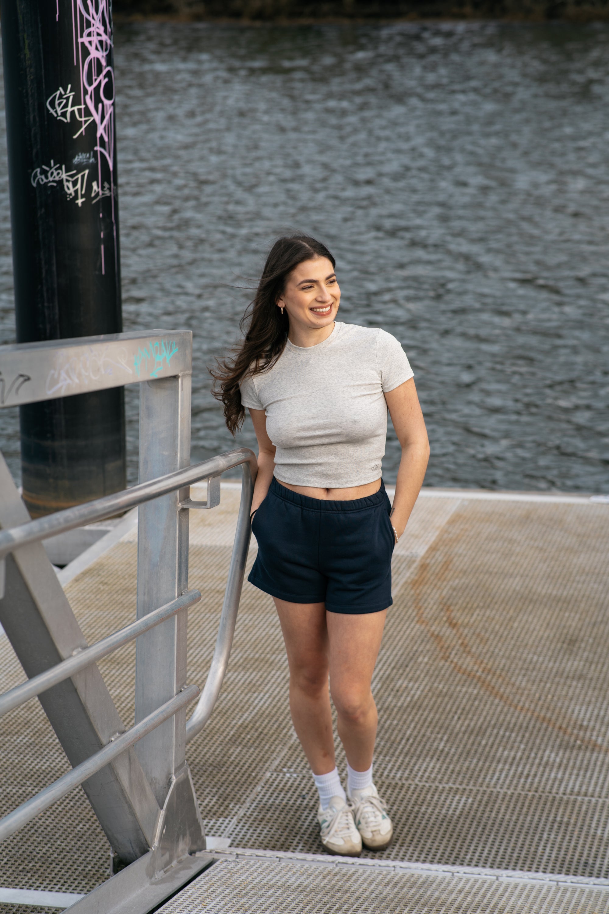 Soft and Comfortable Baby Tee in Ash Gray - Perfect for Casual Wear, Layering, and Everyday Outfits
