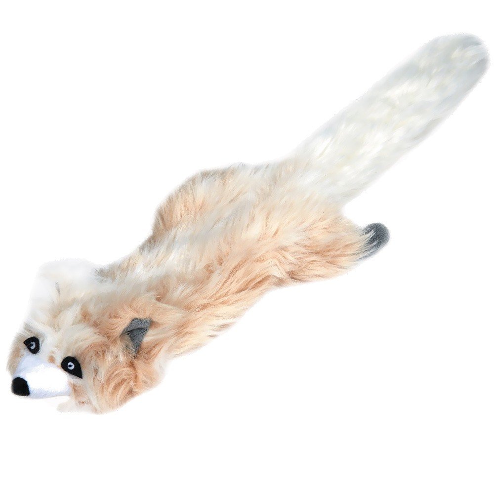 Northwoods Unstuffies Arctic Fox Dog Toy - Durable & Cute Plush Chew Toy for Small & Medium Dogs - Perfect for Indoor Play, Training & Cuddling