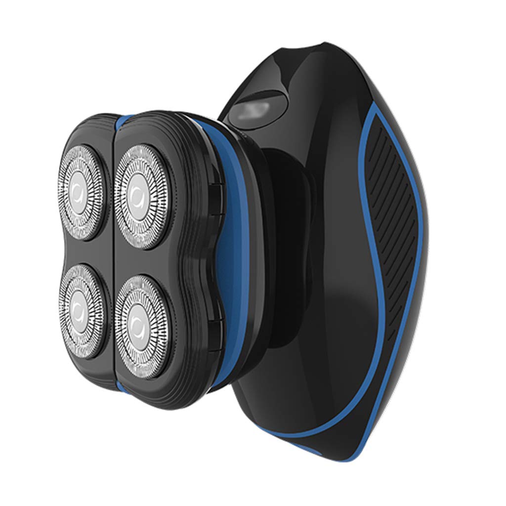 Professional Electric Shaver for Men - 5-in-1 Rotary Head Shaver & Beard Trimmer Kit, IPX7 Waterproof Cordless Shaver with USB Fast Charging - Perfect for Bald Head Shaving, Beard Grooming & Travel Use